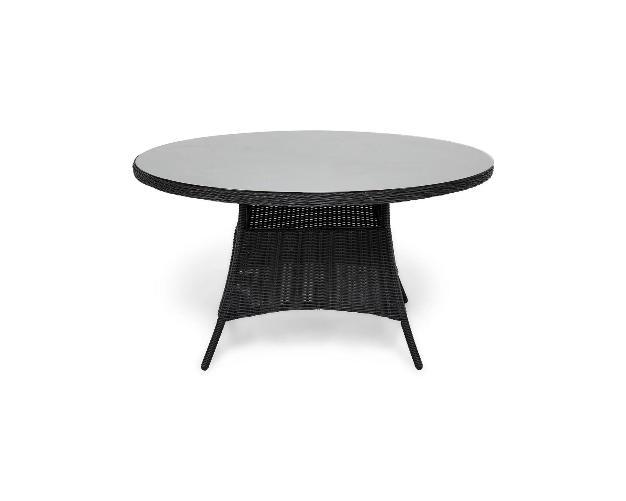 Marcus tr&auml;dg&aring;rdsbord &oslash; 140 cm svart