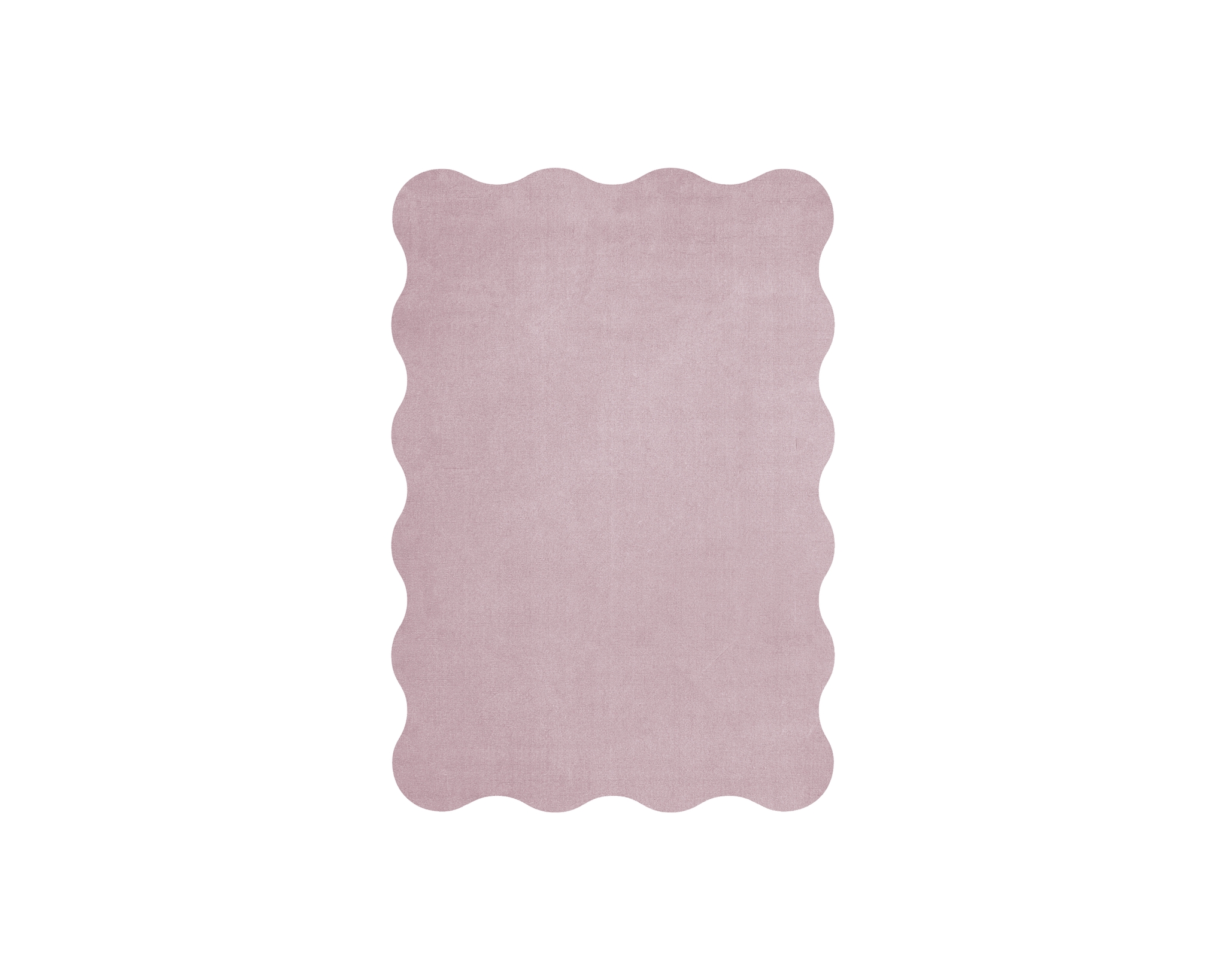 Layered Scallop 180 x 260 cm matta Pink Lavender
