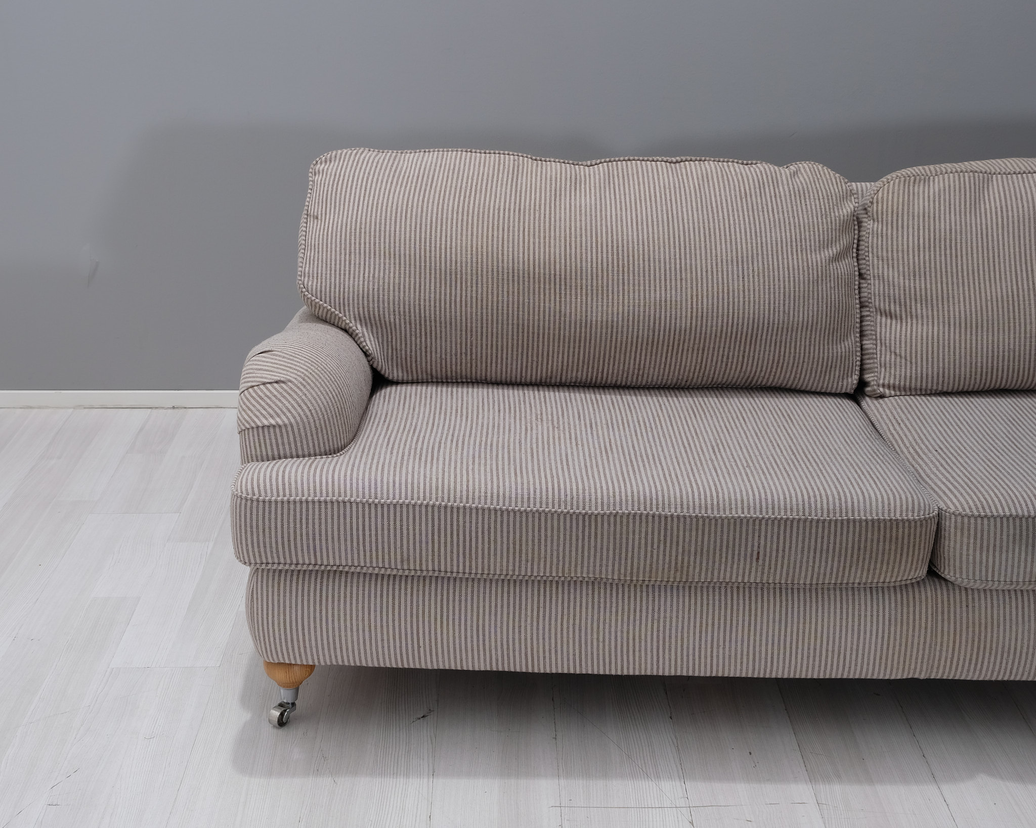 Mio 3-sits tygsoffa brun
