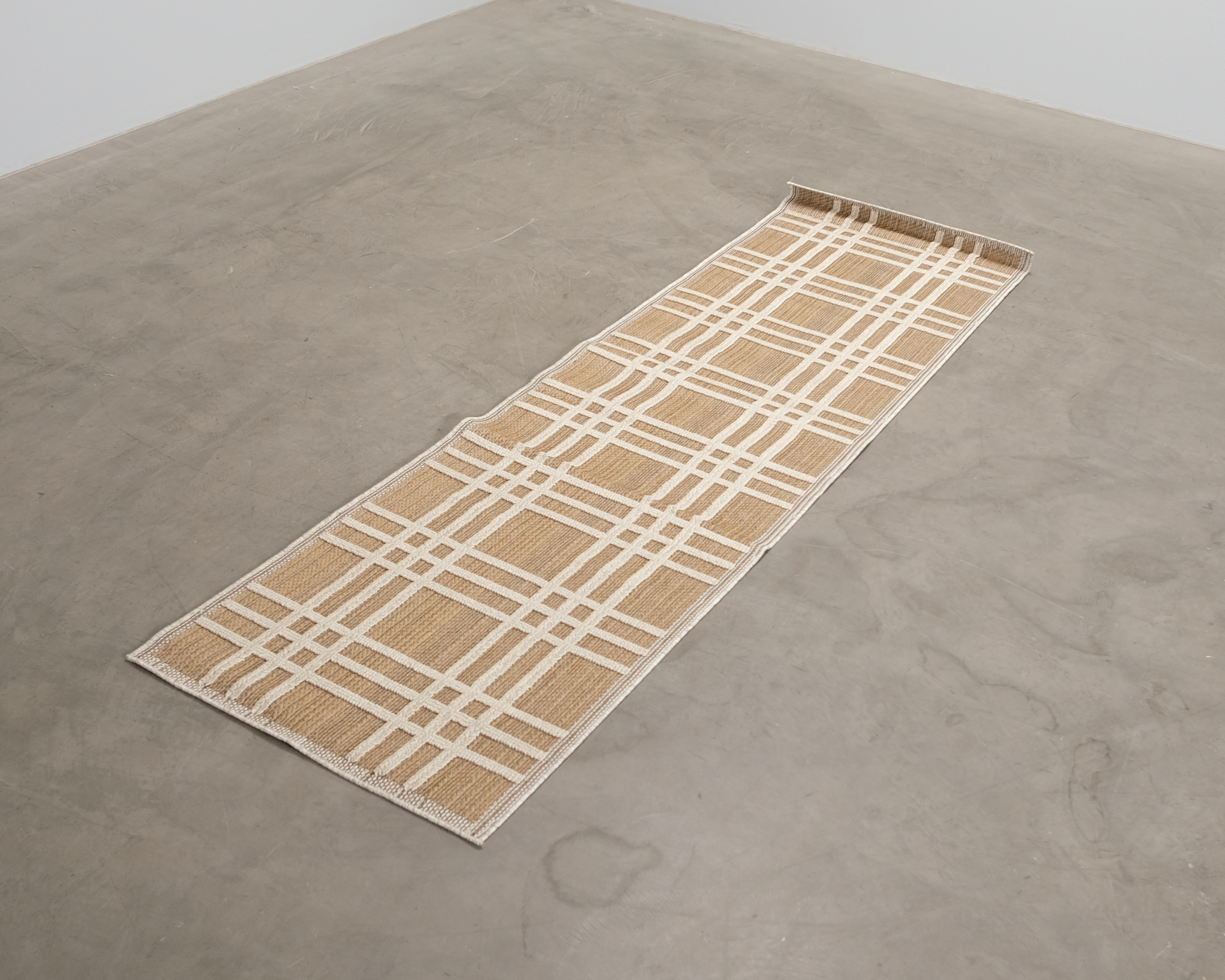 Rugvista Rutan matta 80 x 300 cm beige / brun