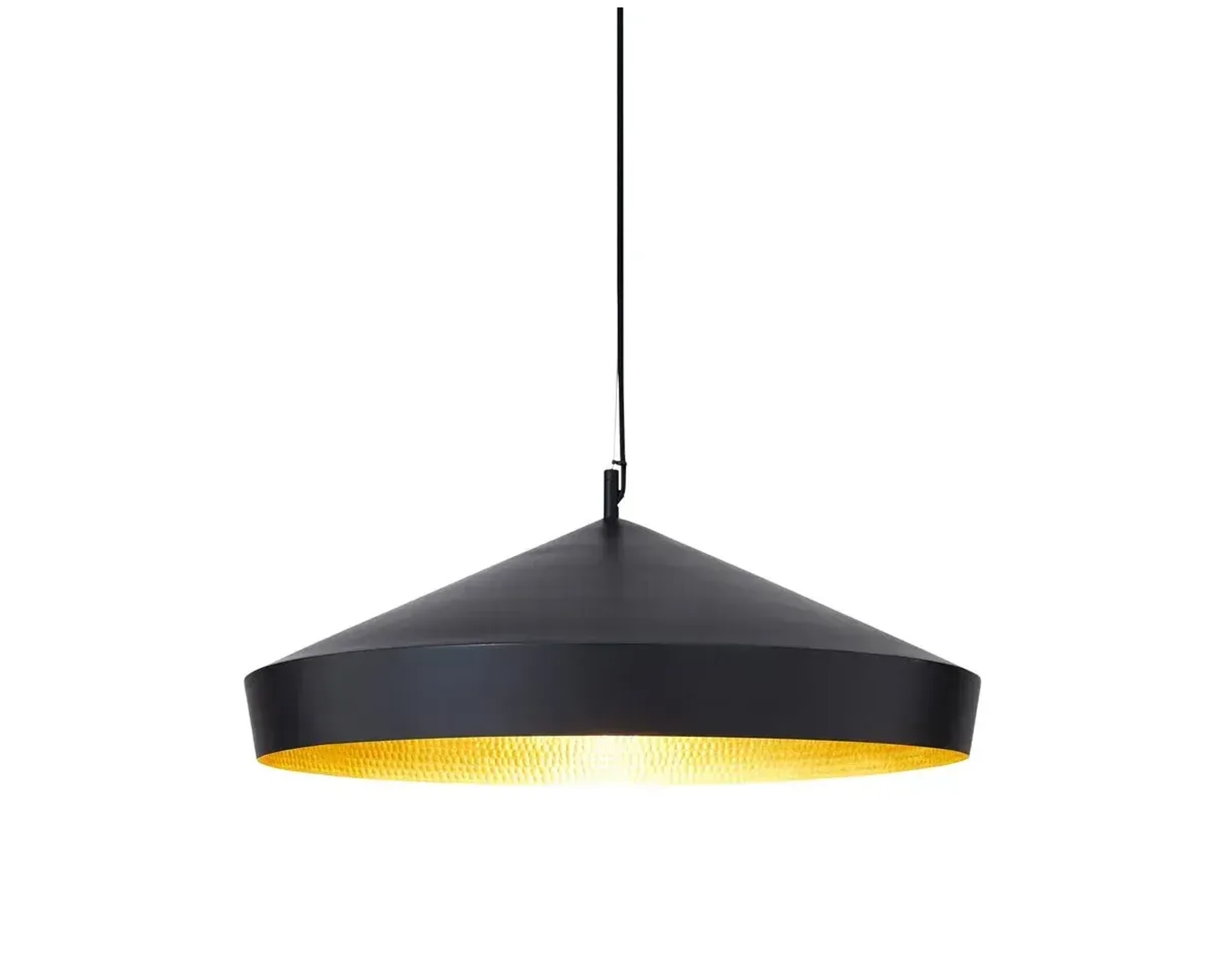 Tom Dixon Beat Flat LED pendellampa svart