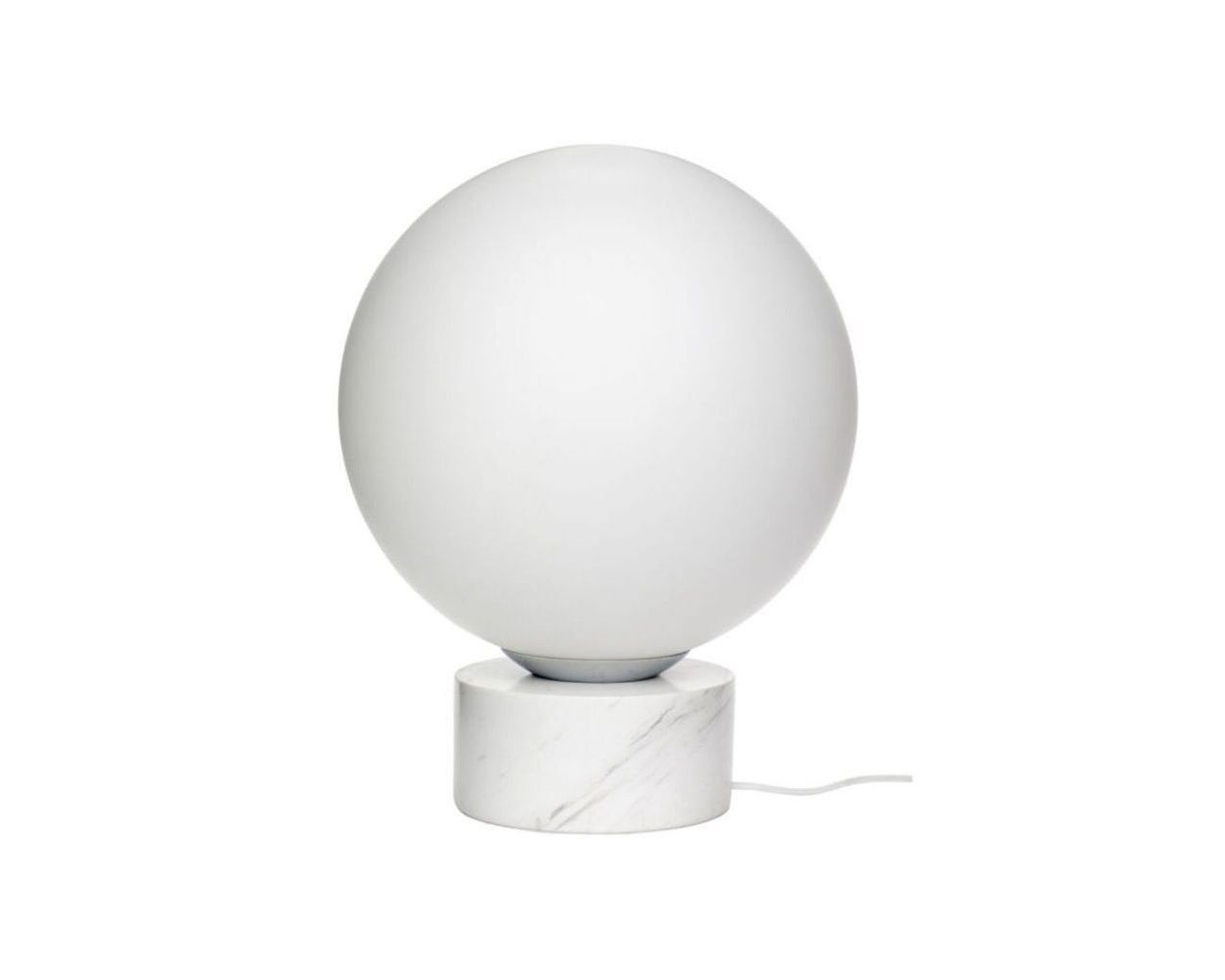 H&uuml;bsch Sphere golvlampa &oslash; 40 cm vit