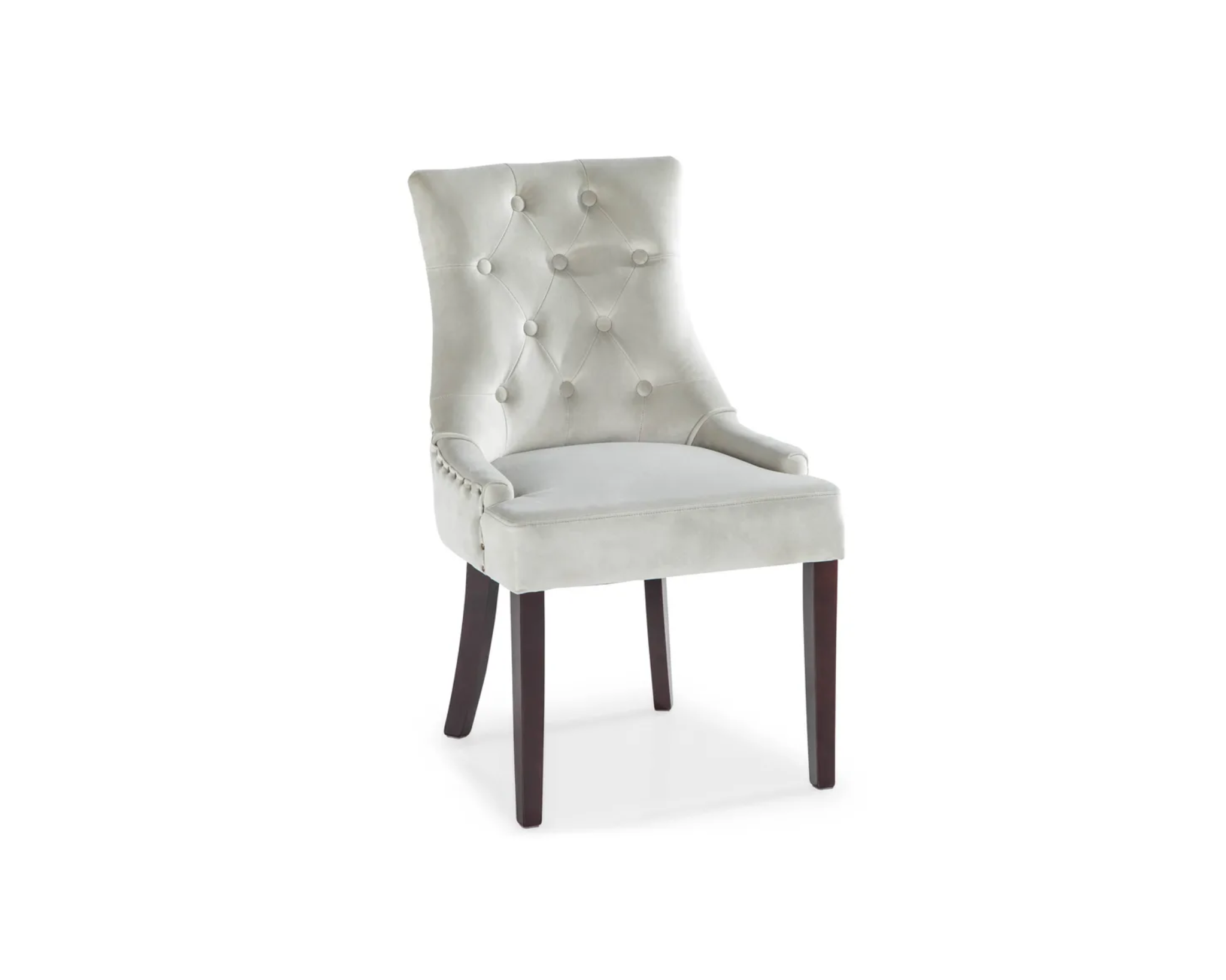 Viktoria ruokapöydän tuoli vaaleanharmaa, 2 kpl setti