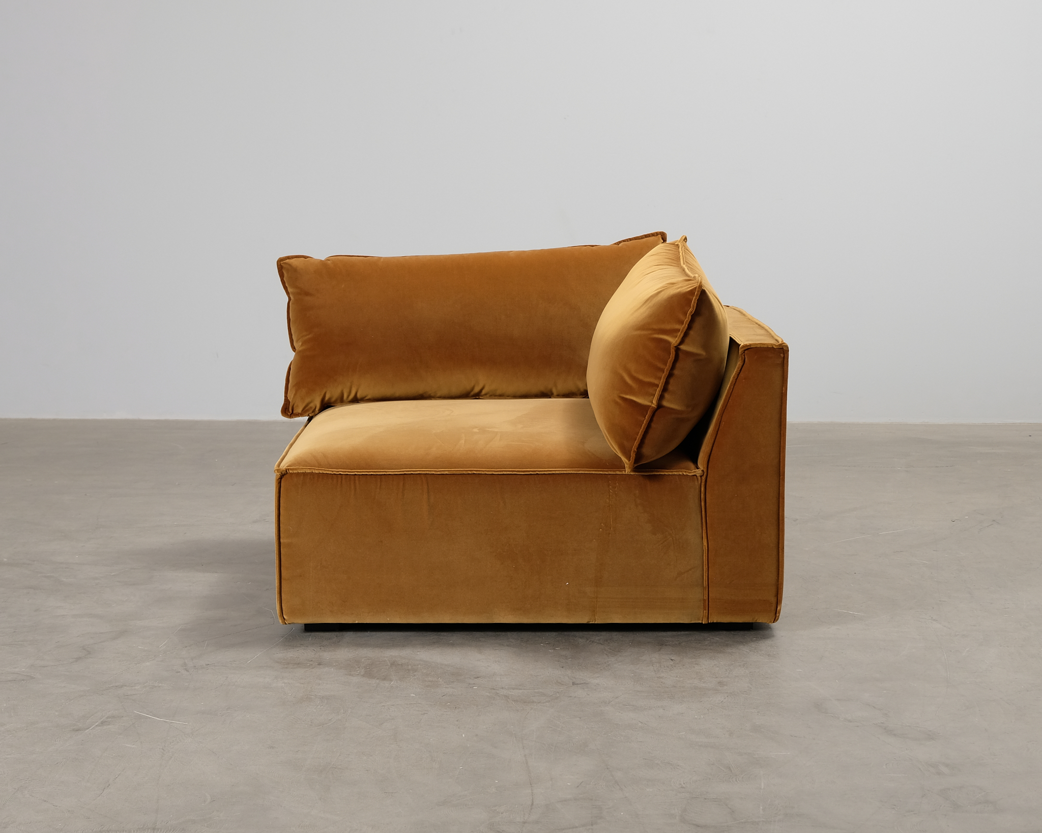 Sofacompany Daphne h&ouml;rnmodul Velour Matt Amber