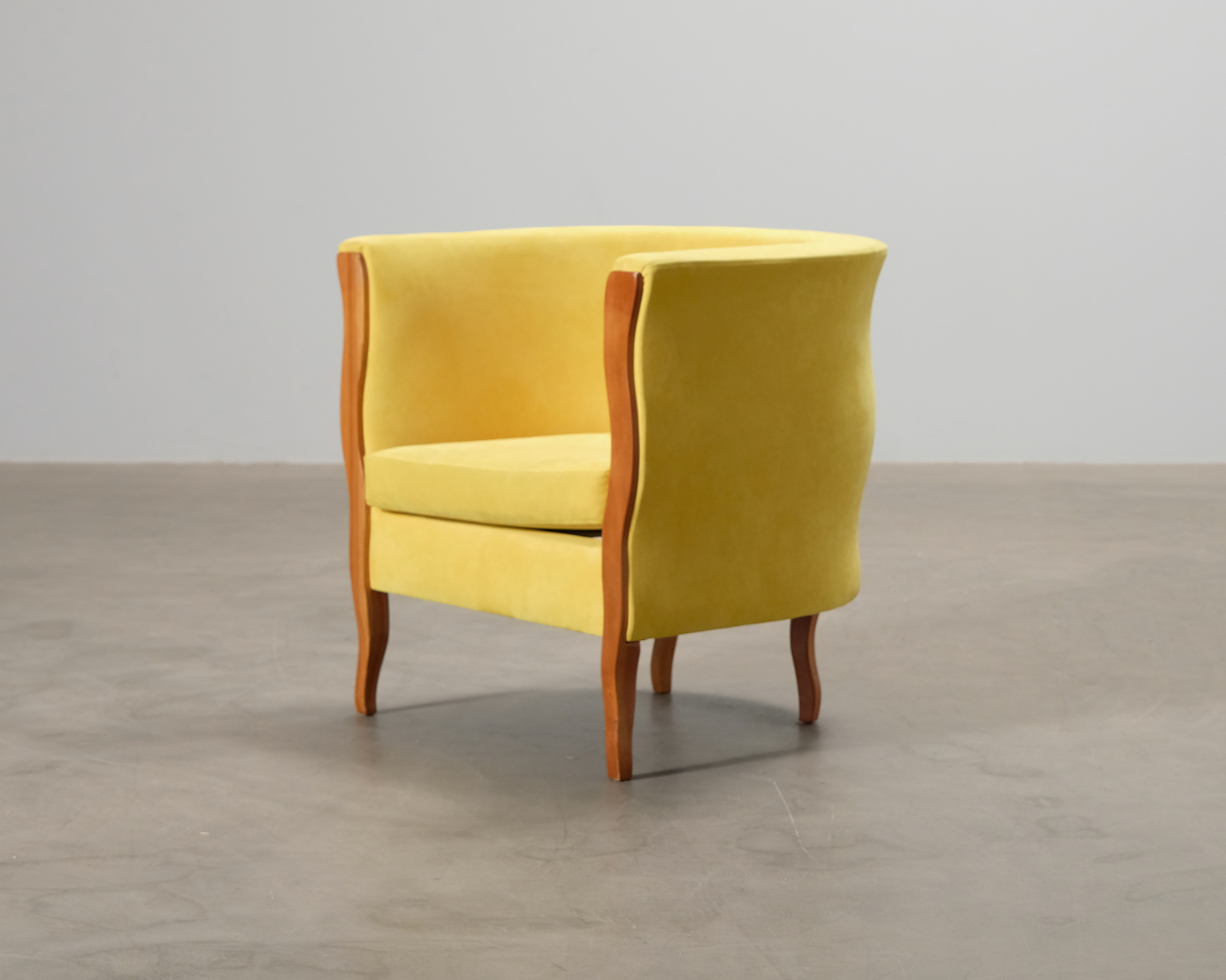 Erävaara Design nojatuoli keltainen