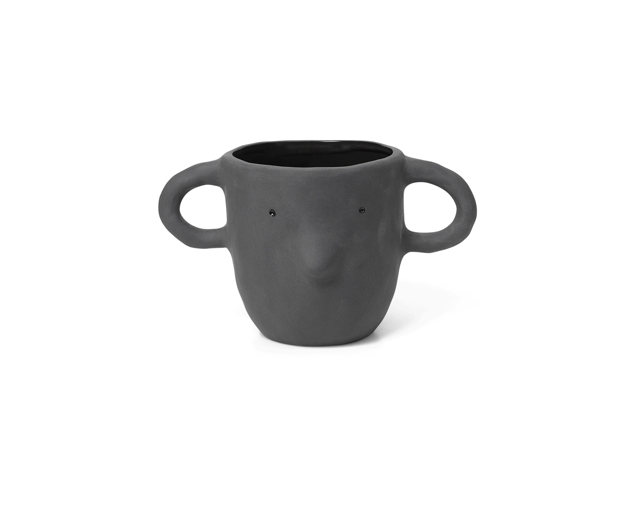 Ferm Living Mus XL ruukku tummanharmaa