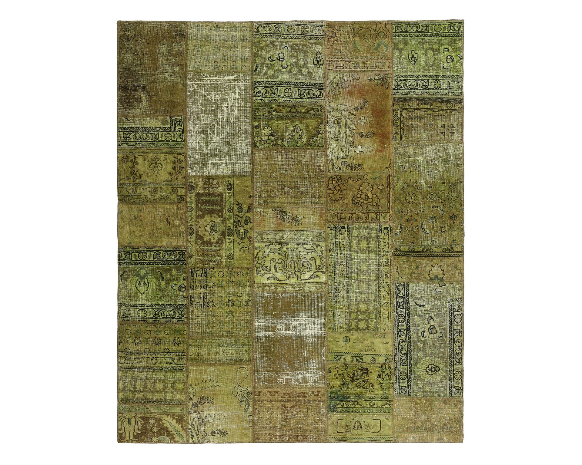 Vintage Patchwork itämainen matto 207 x 252 cm