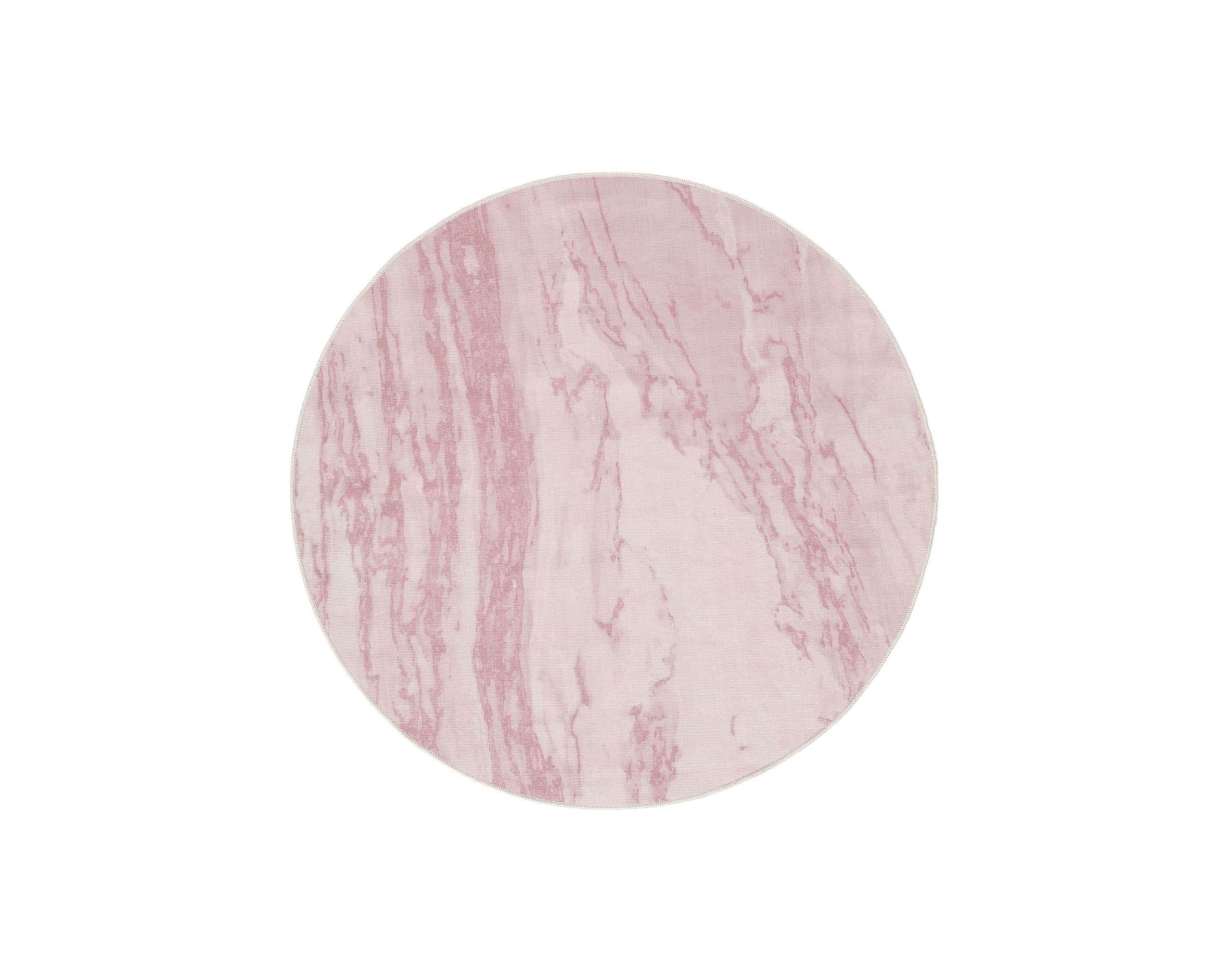 Rugvista Essential Marble Stone matta ø 250 cm rosa