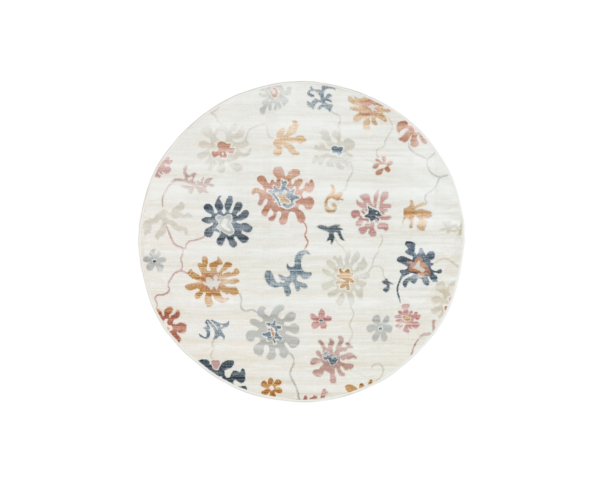 Rugvista Blush Flower matta ø 150 cm