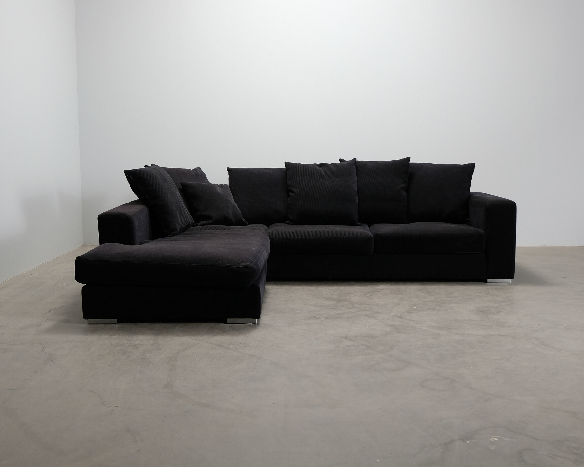 BoConcept Cenova 4-sits h&ouml;rnsoffa svart
