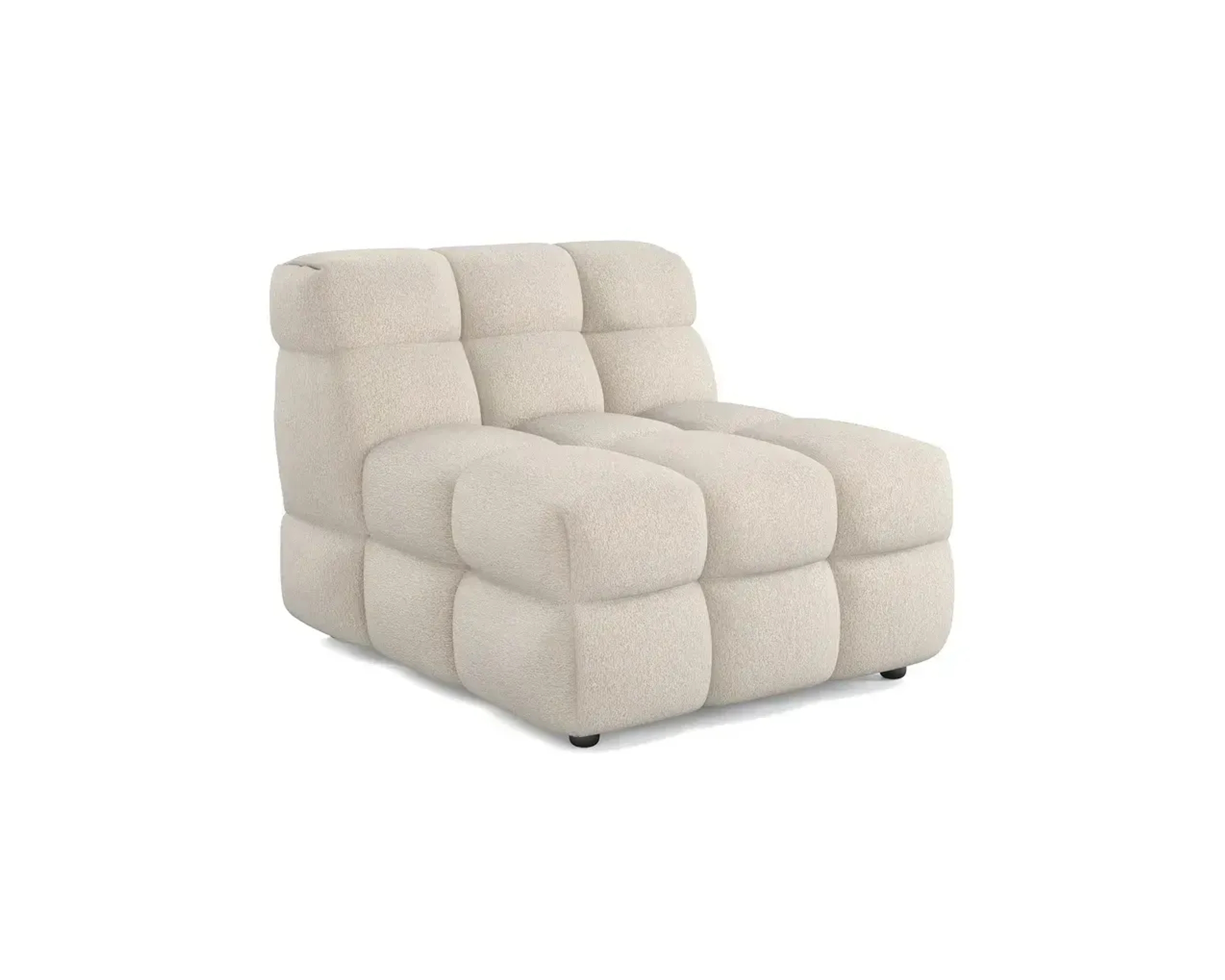 Elise Bubblig fåtölj beige