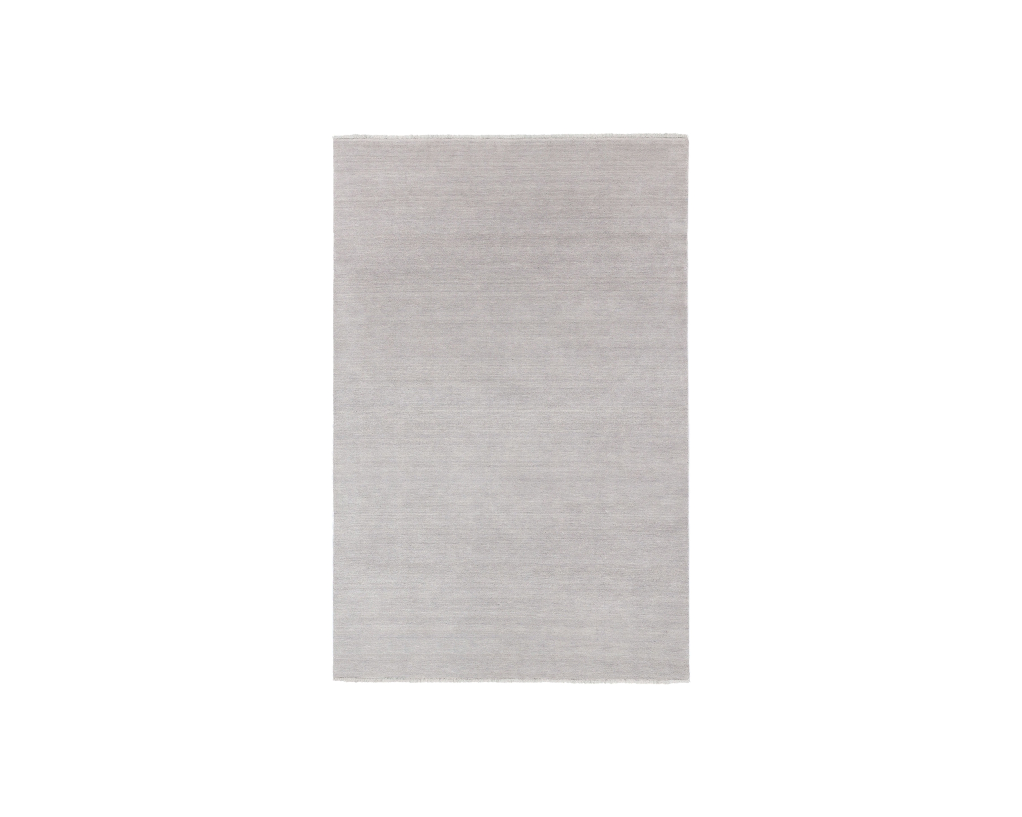 Rugvista Premium Handloom Fringes ullmatta 250 x 350 cm silver