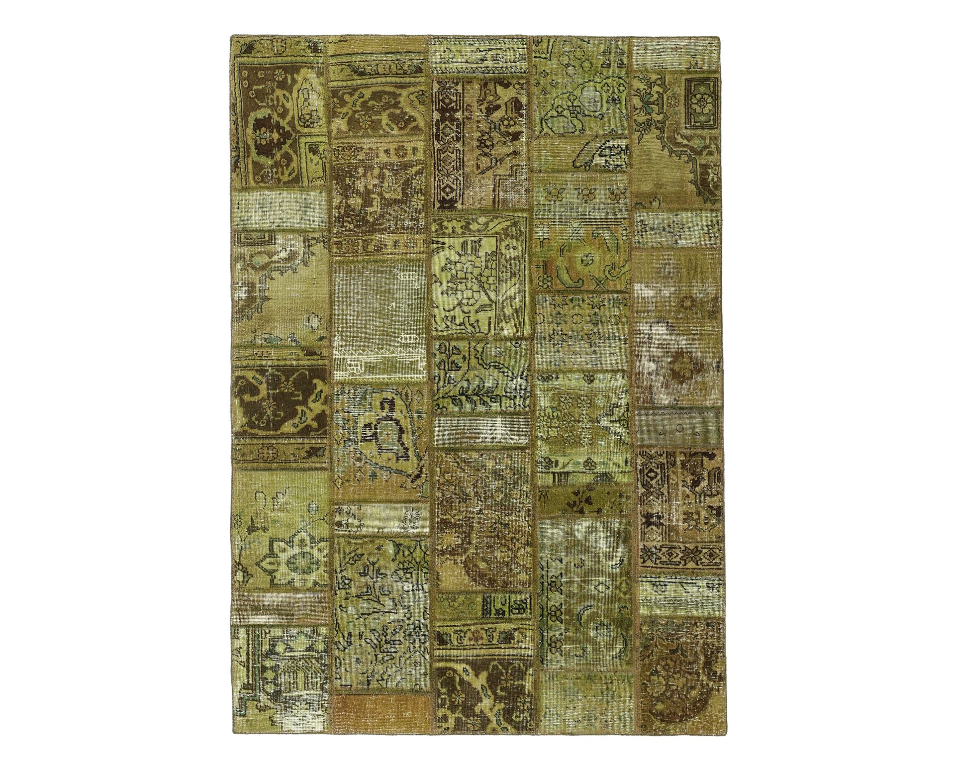 Vintage Patchwork orientalisk matta 143 x 200 cm