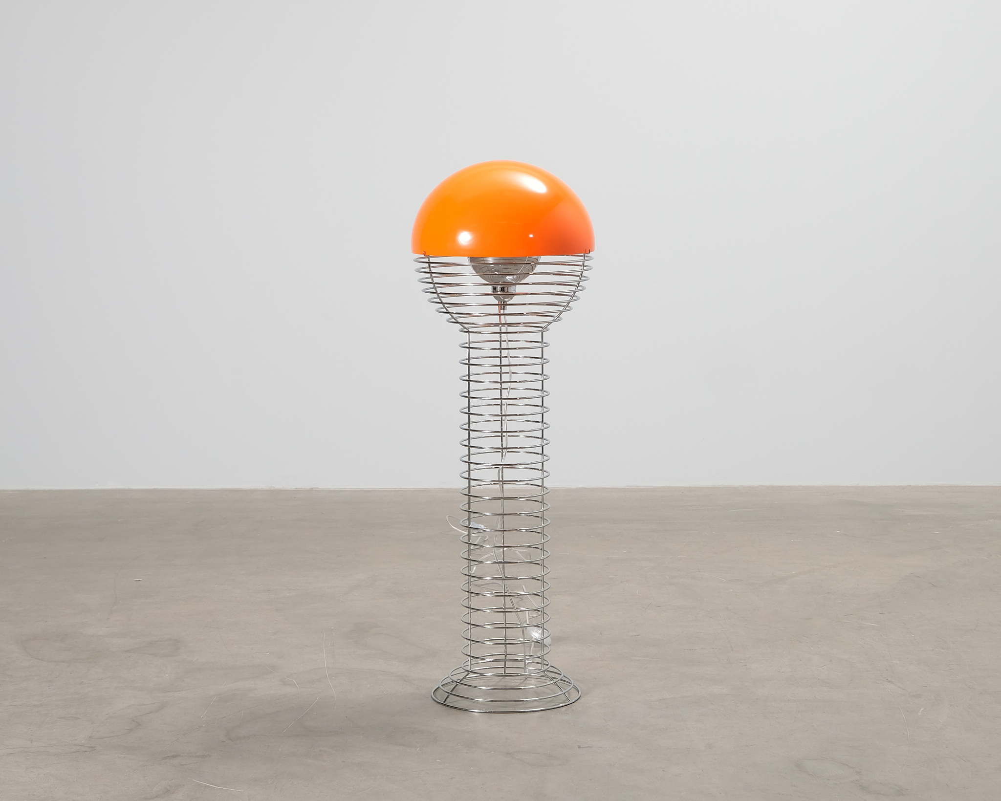 Verpan Wire golvlampa orange