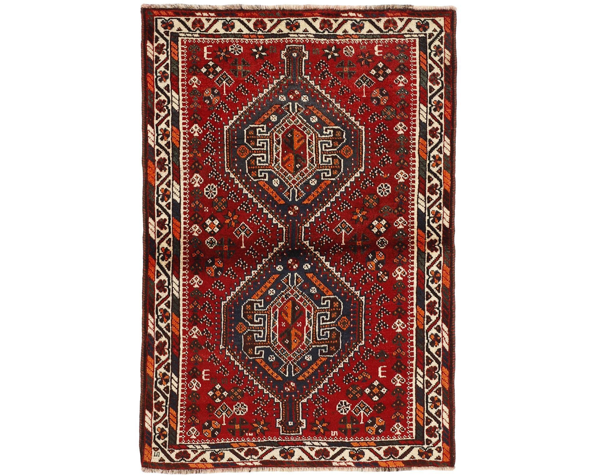 Shiraz orientalisk matta 107 x 160 cm