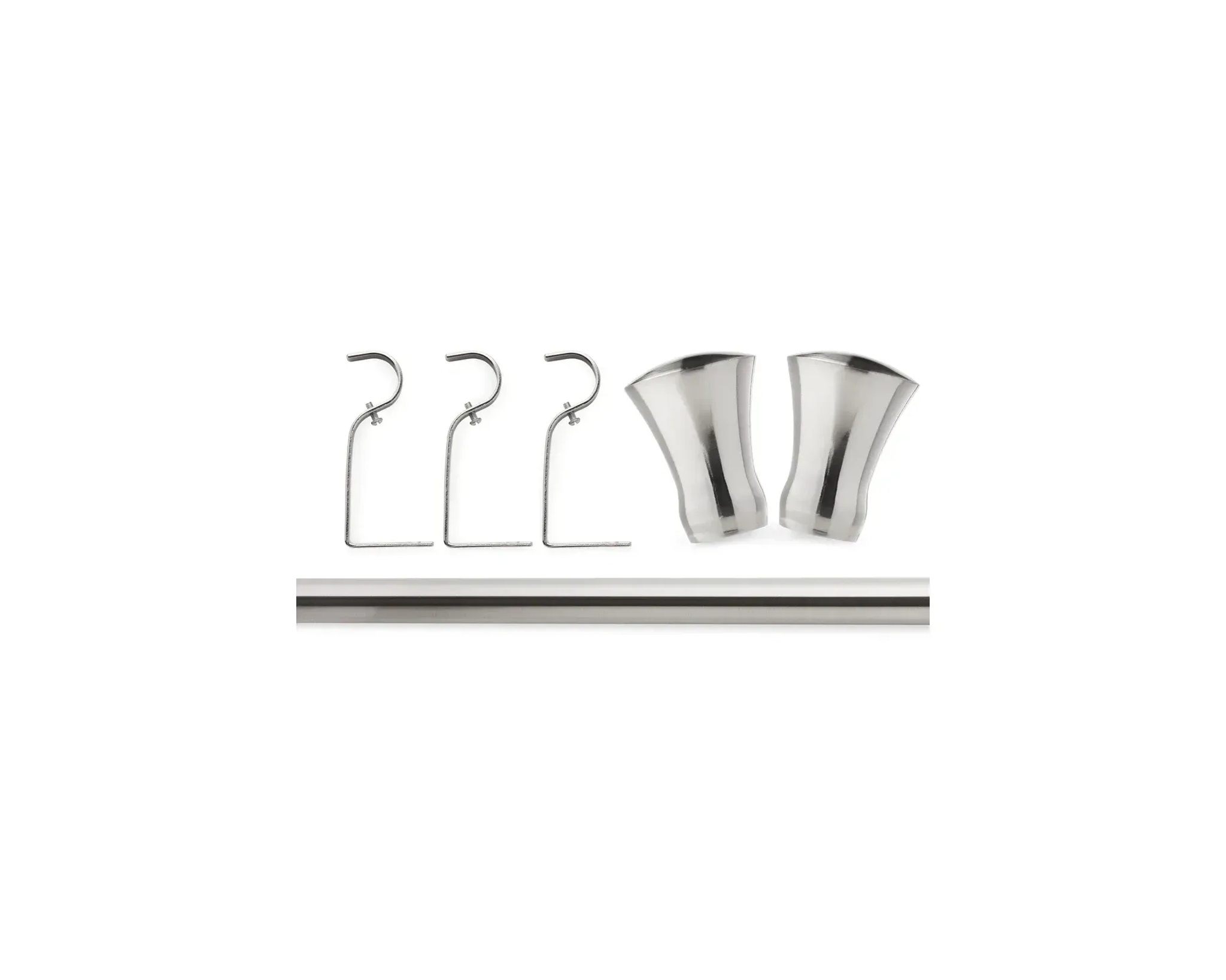 Mio Candela gardinstångset 160-310 cm silver