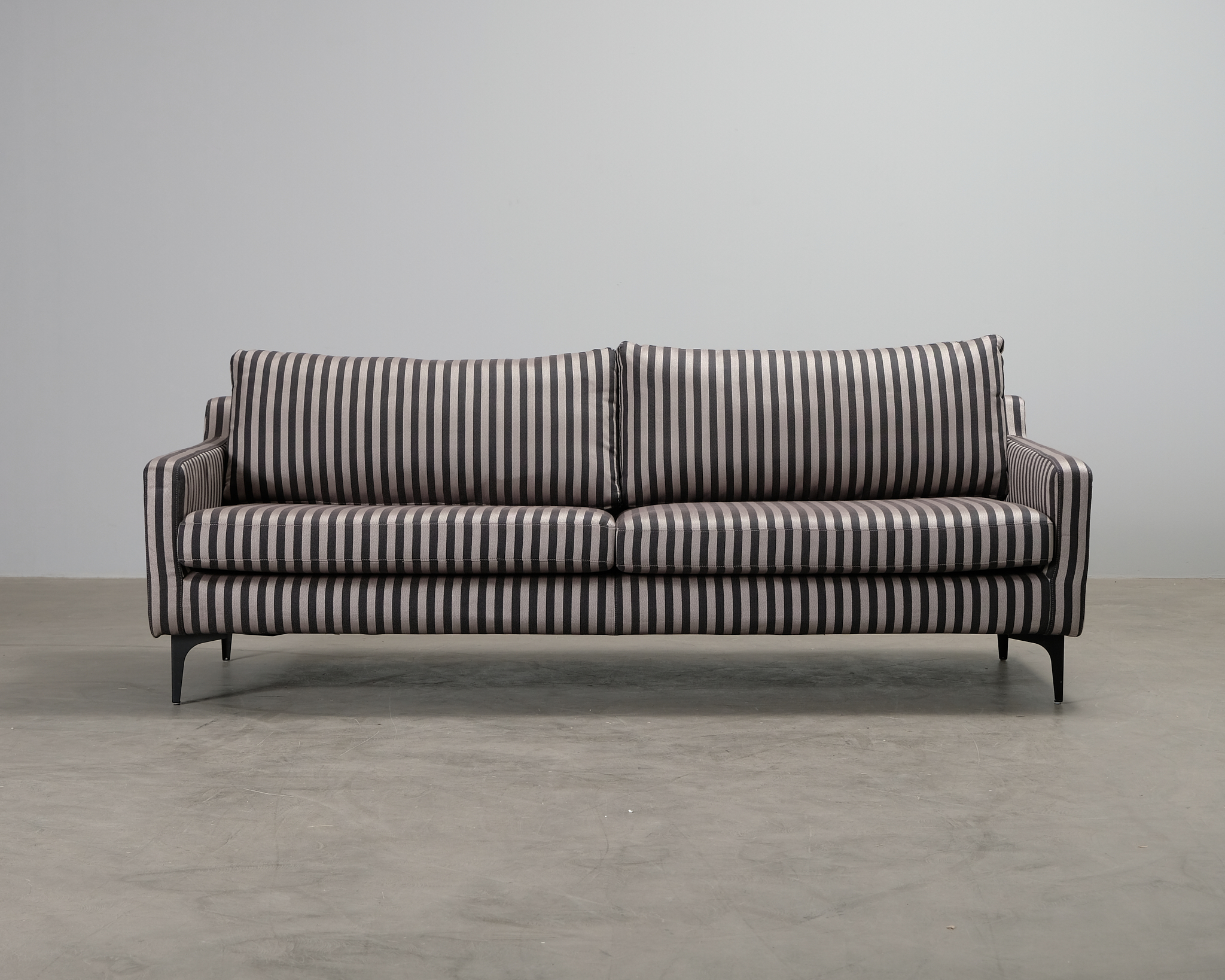 Sofacompany Anna 3-sits soffa Line Latte Black