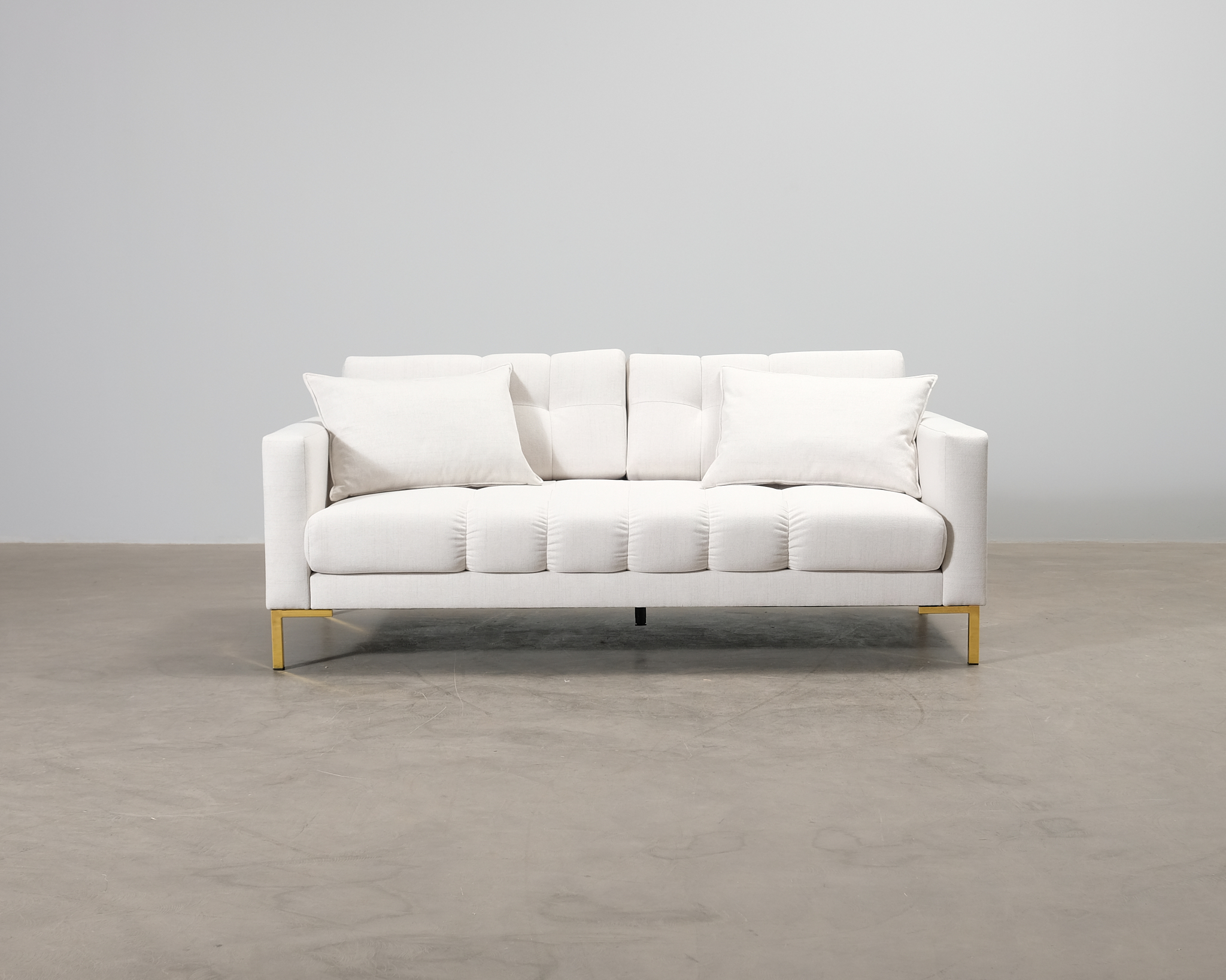 Micadoni Mamaia 2-sits soffa naturvit