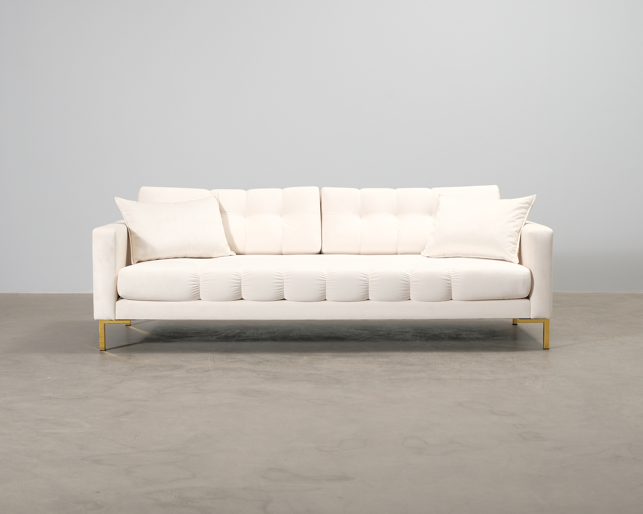 Micadoni Mamaia 3-sits soffa naturvit