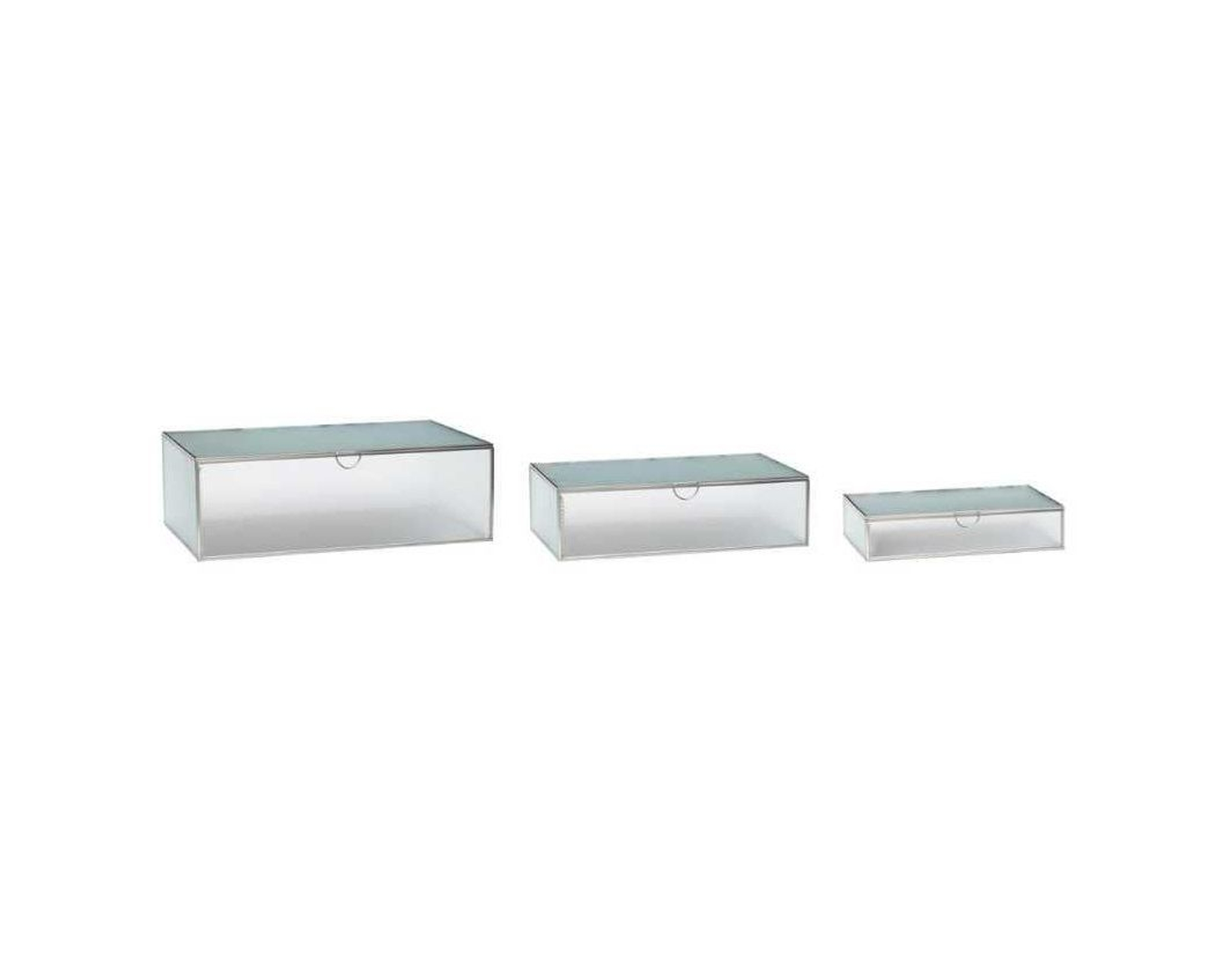 H&uuml;bsch Ripple glasl&aring;da nickel, set om 3 st