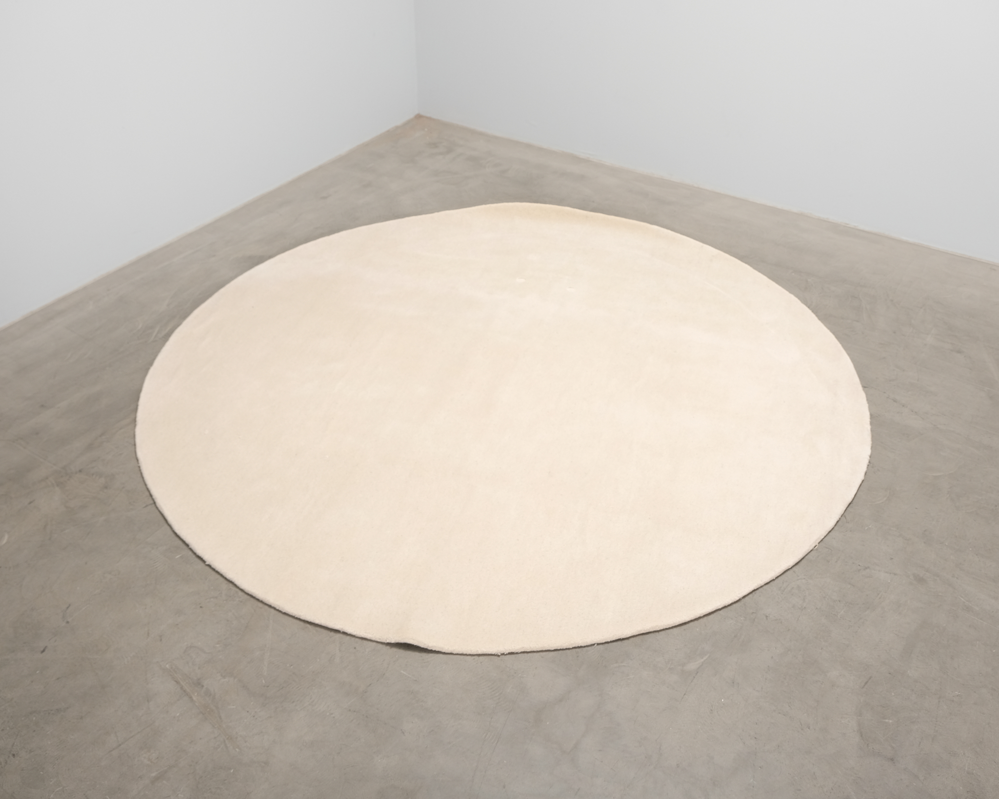 Ferm Living Stille matta &oslash; 240 cm naturvit