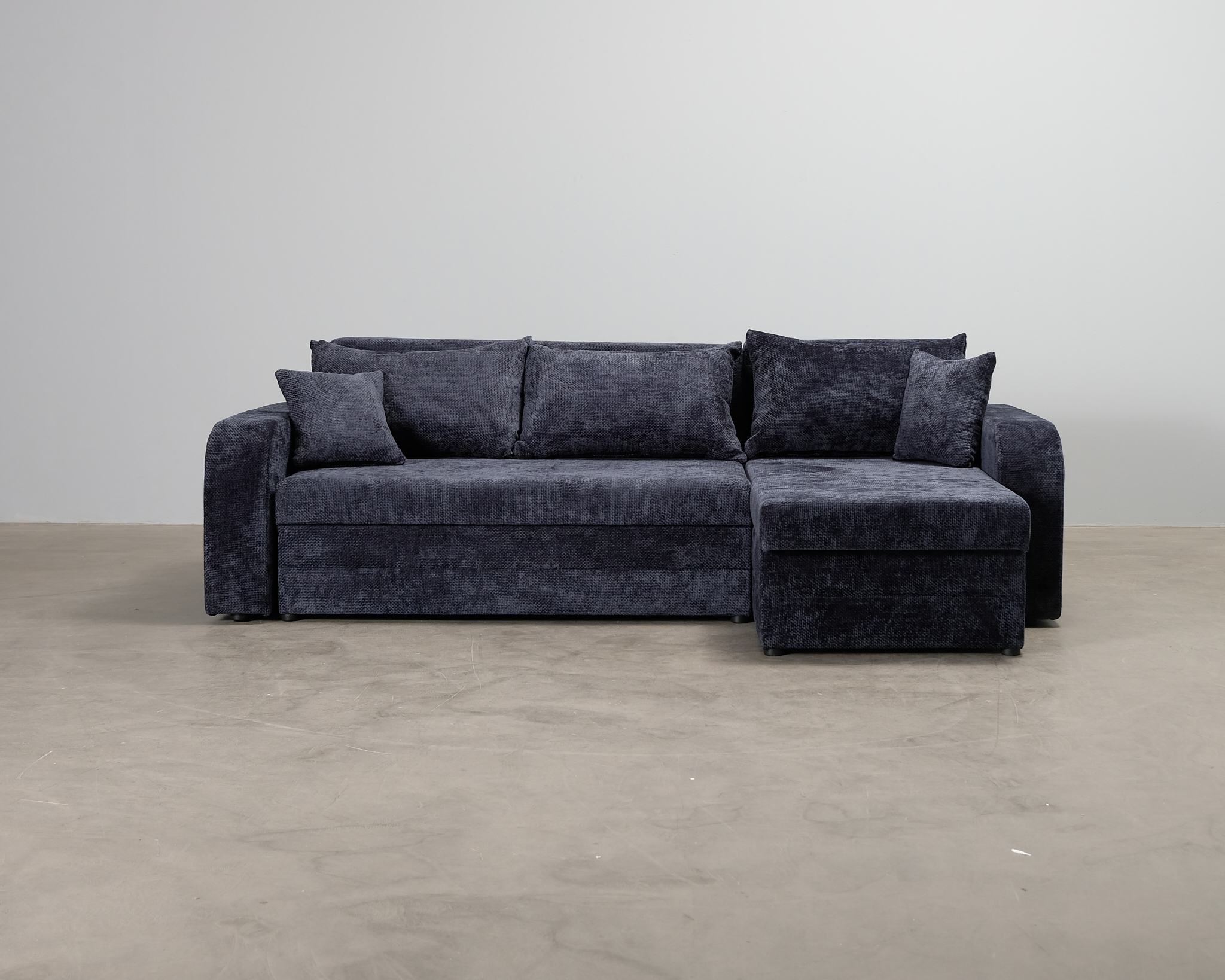 Alvared 3-sits b&auml;ddsoffa med divan bl&aring;