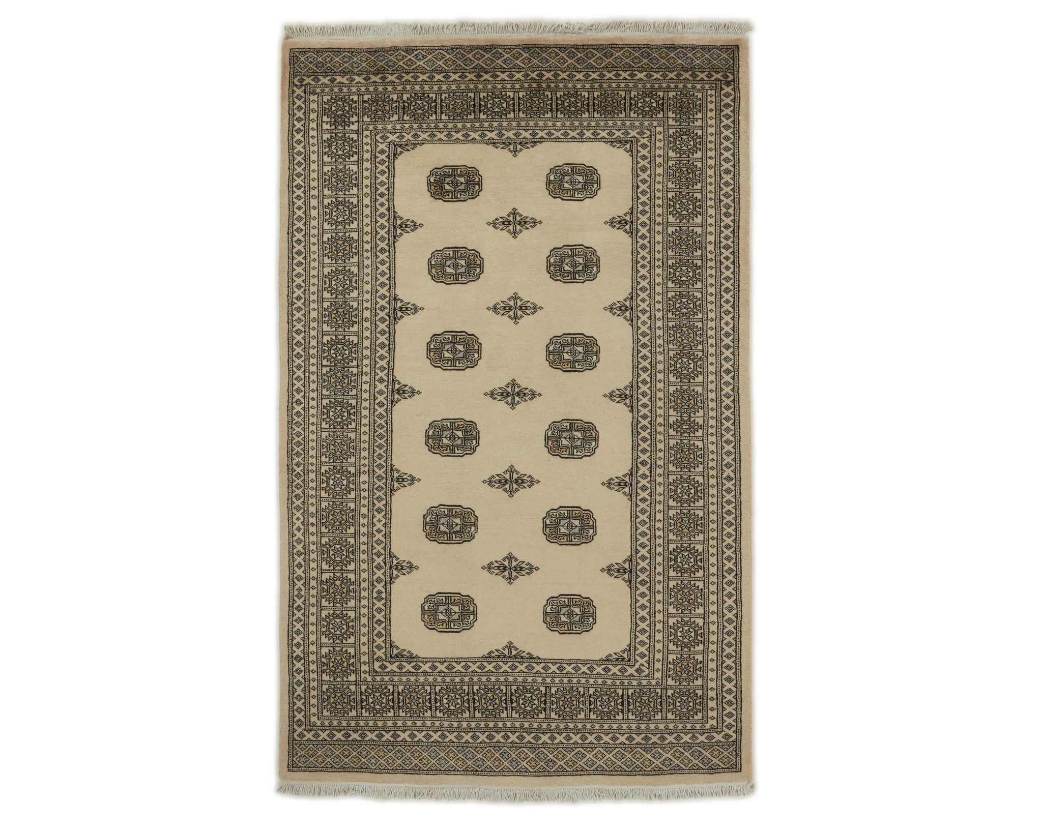 Pakistan handknotted orientalisk matta 140 x 210 cm