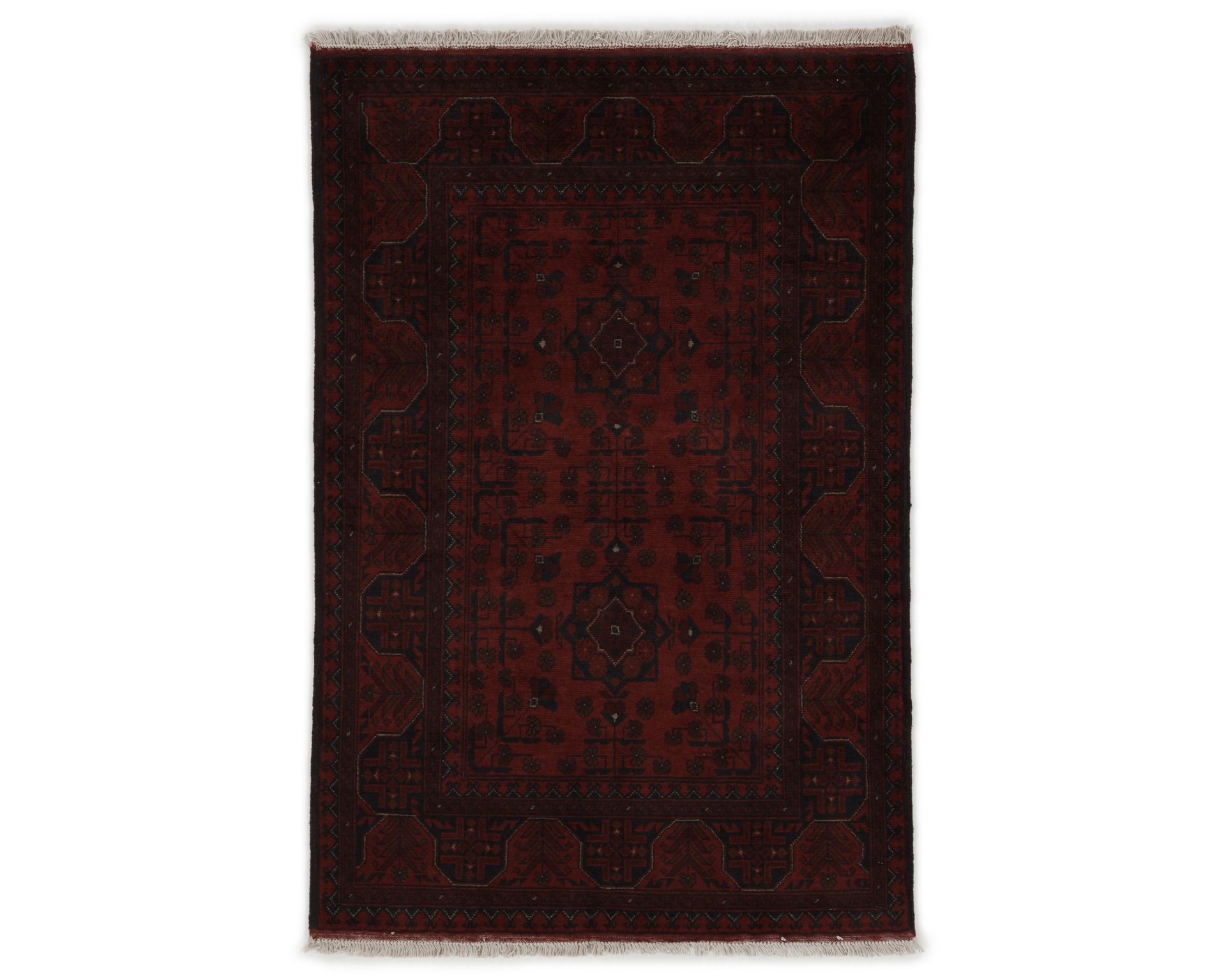 Old Afghan itämainen matto 102 x 151 cm