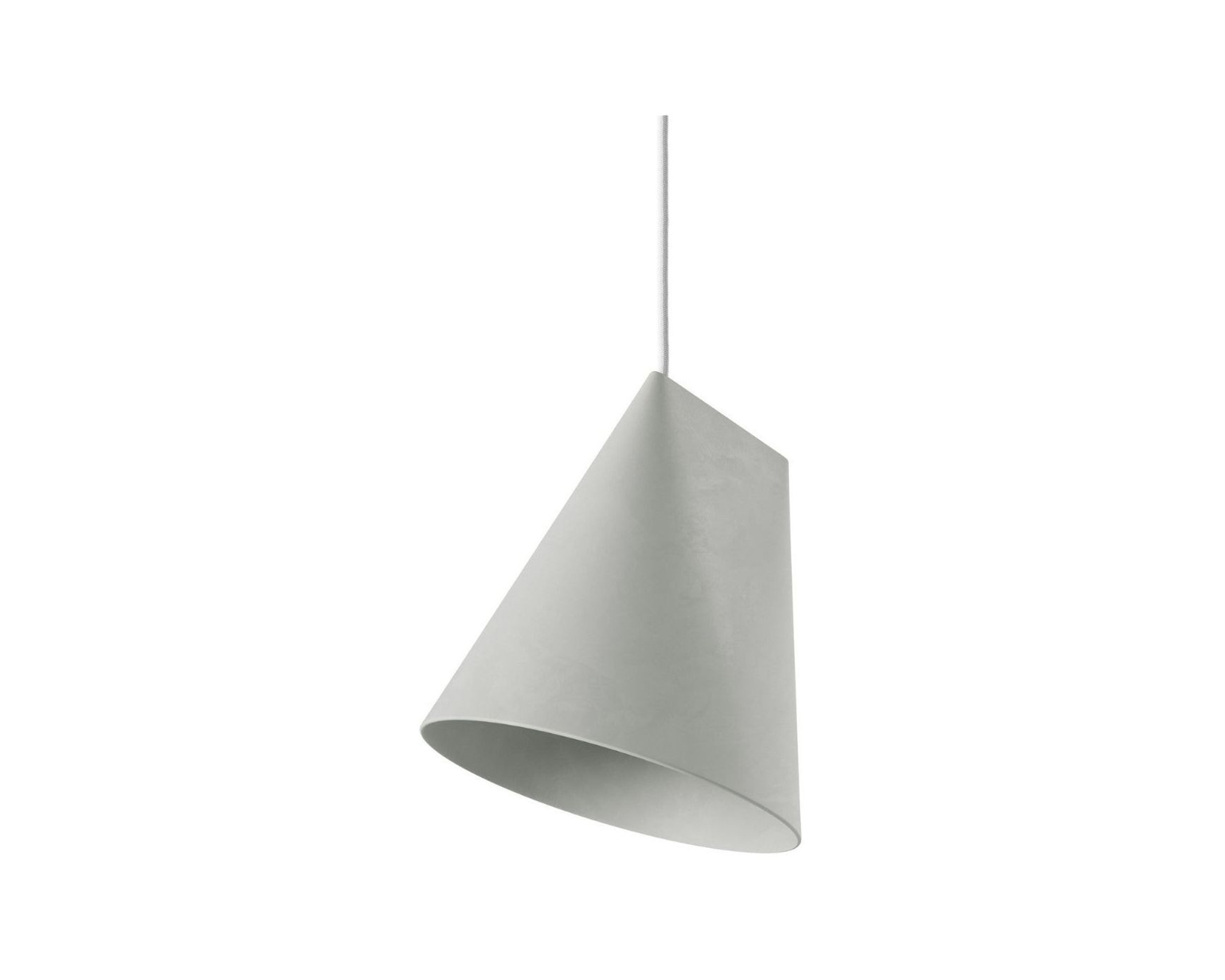 MOEBE Ceramic Pendant Wide taklampa gr&aring; keramik