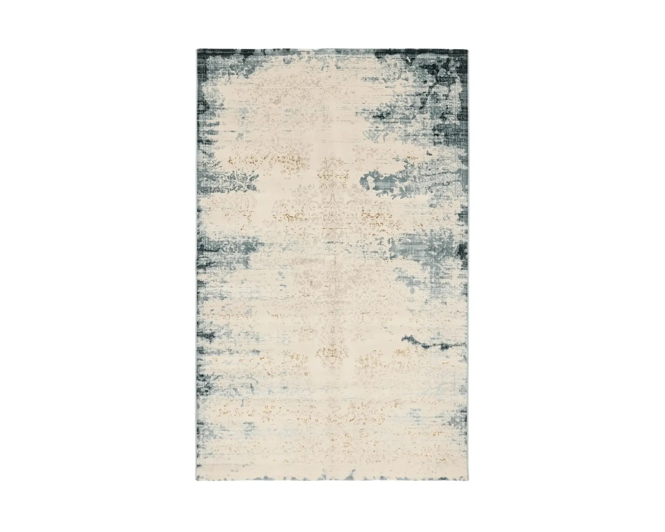 Rugvista Core Alaska matto 140 x 200 cm sininen / valkoinen