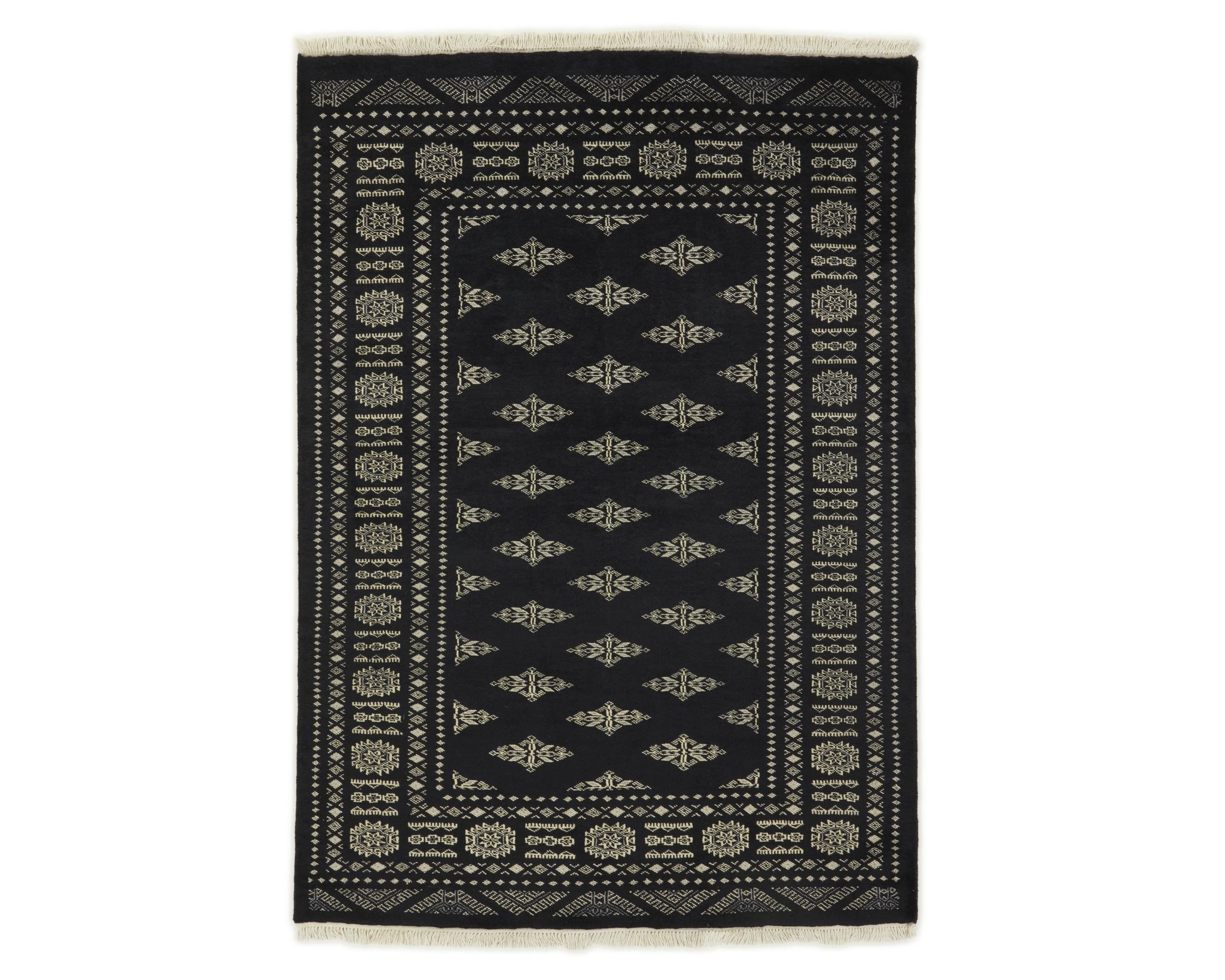 Pakistan handknotted orientalisk matta 137 x 195 cm