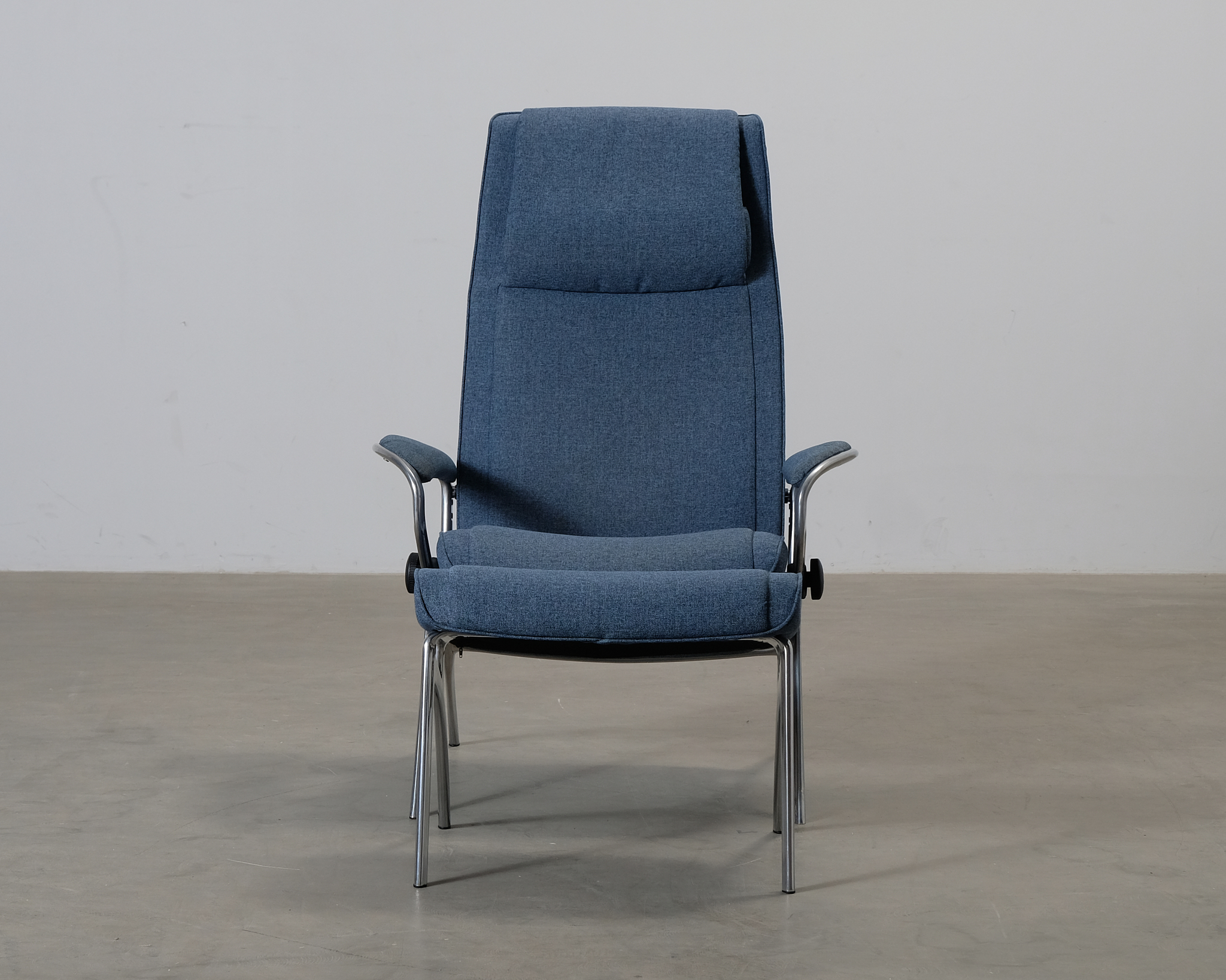 Stressless James nojatuoli rahilla sininen view 2