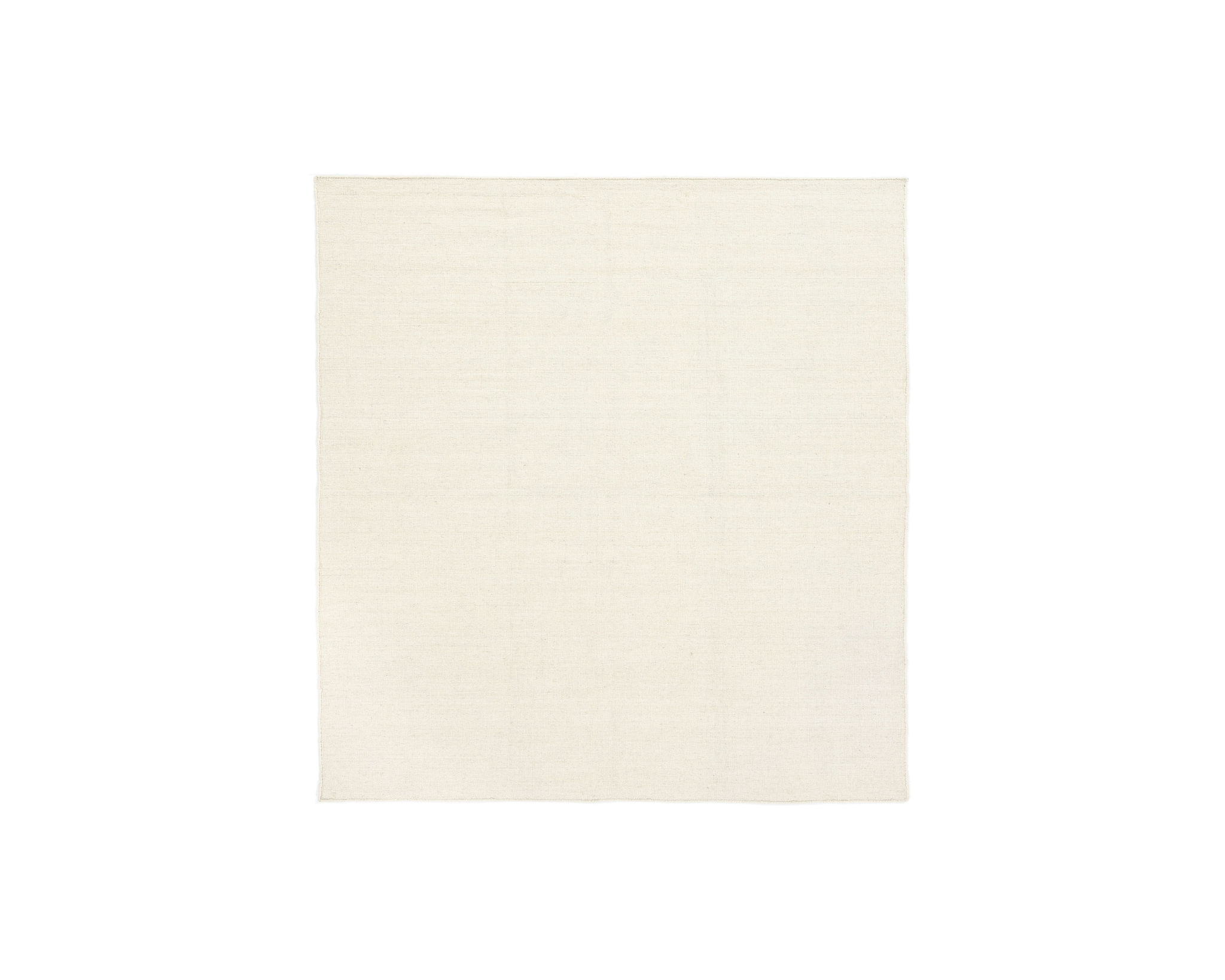Rugvista Handloom Flat ullmatta 250 x 250 cm naturvit