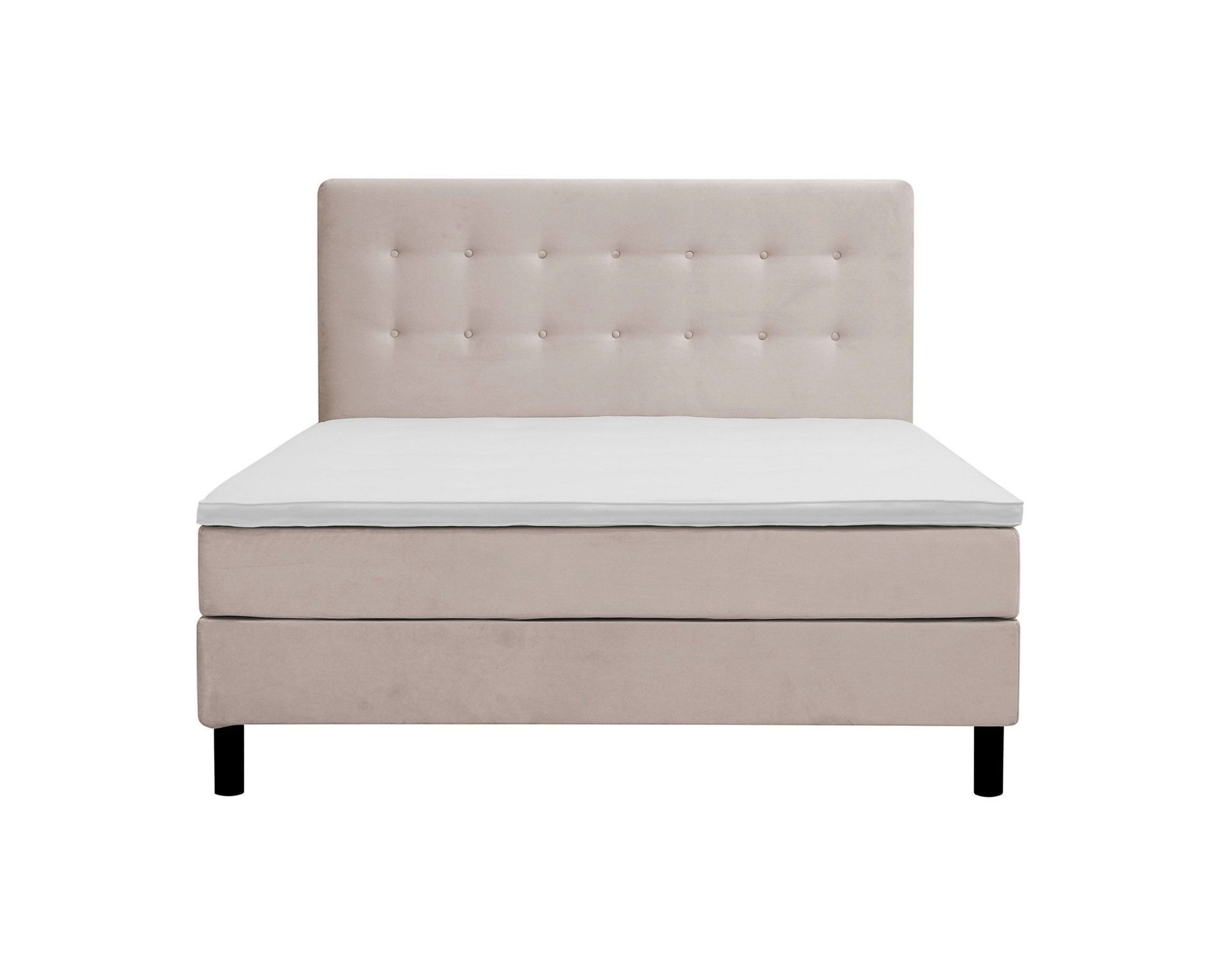 Dream s&auml;ng 160 cm beige sammet
