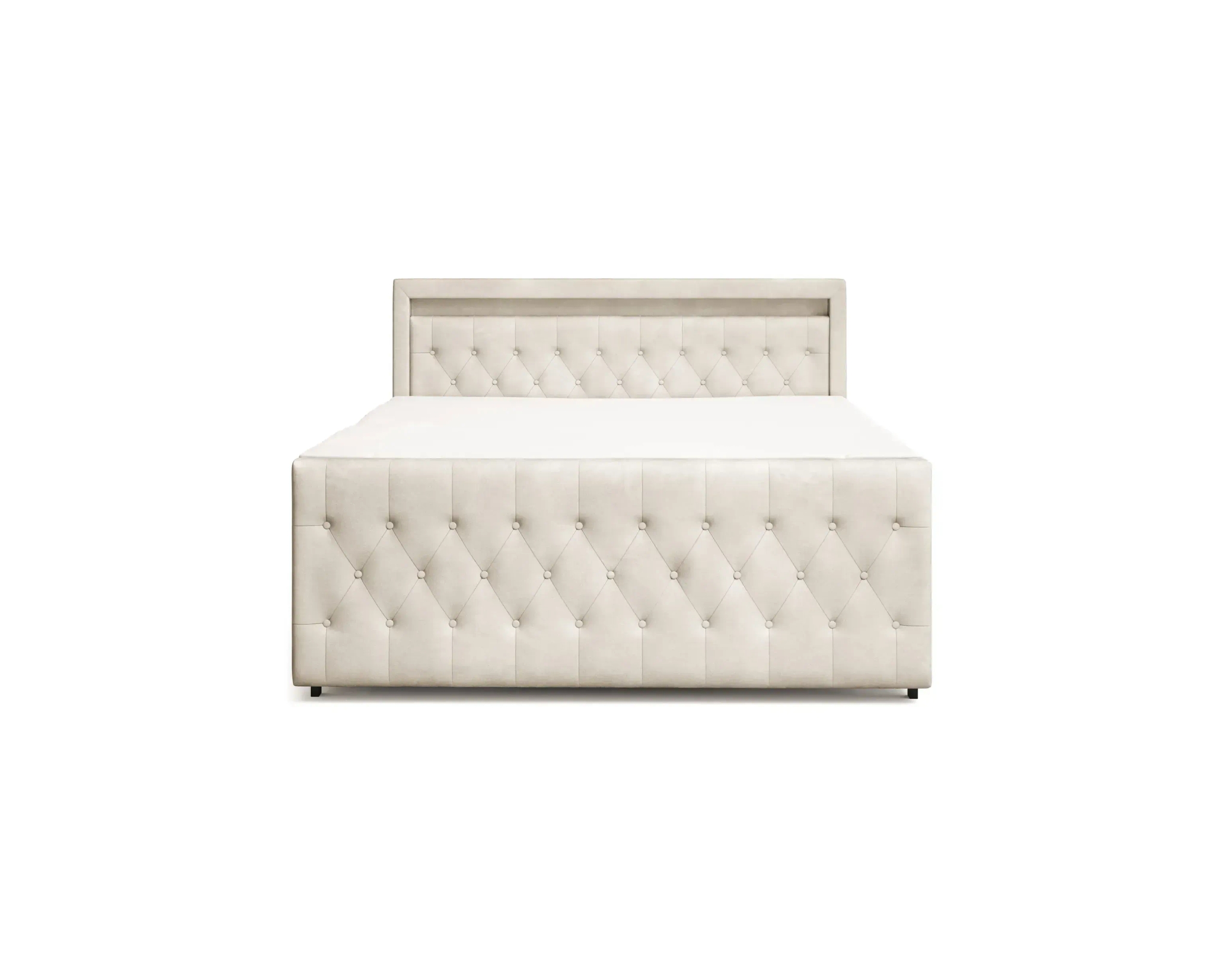 Franco sängram 180 cm beige