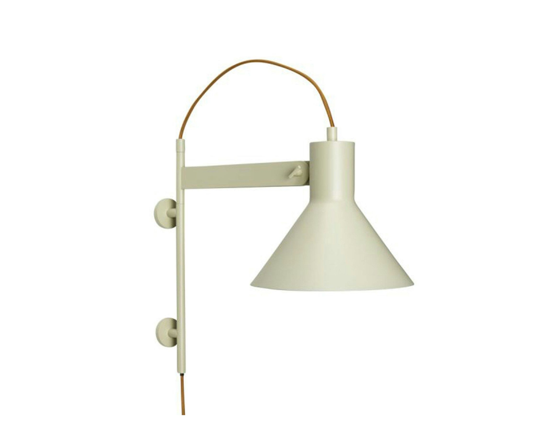 Hübsch Studio vägglampa ljusgrön