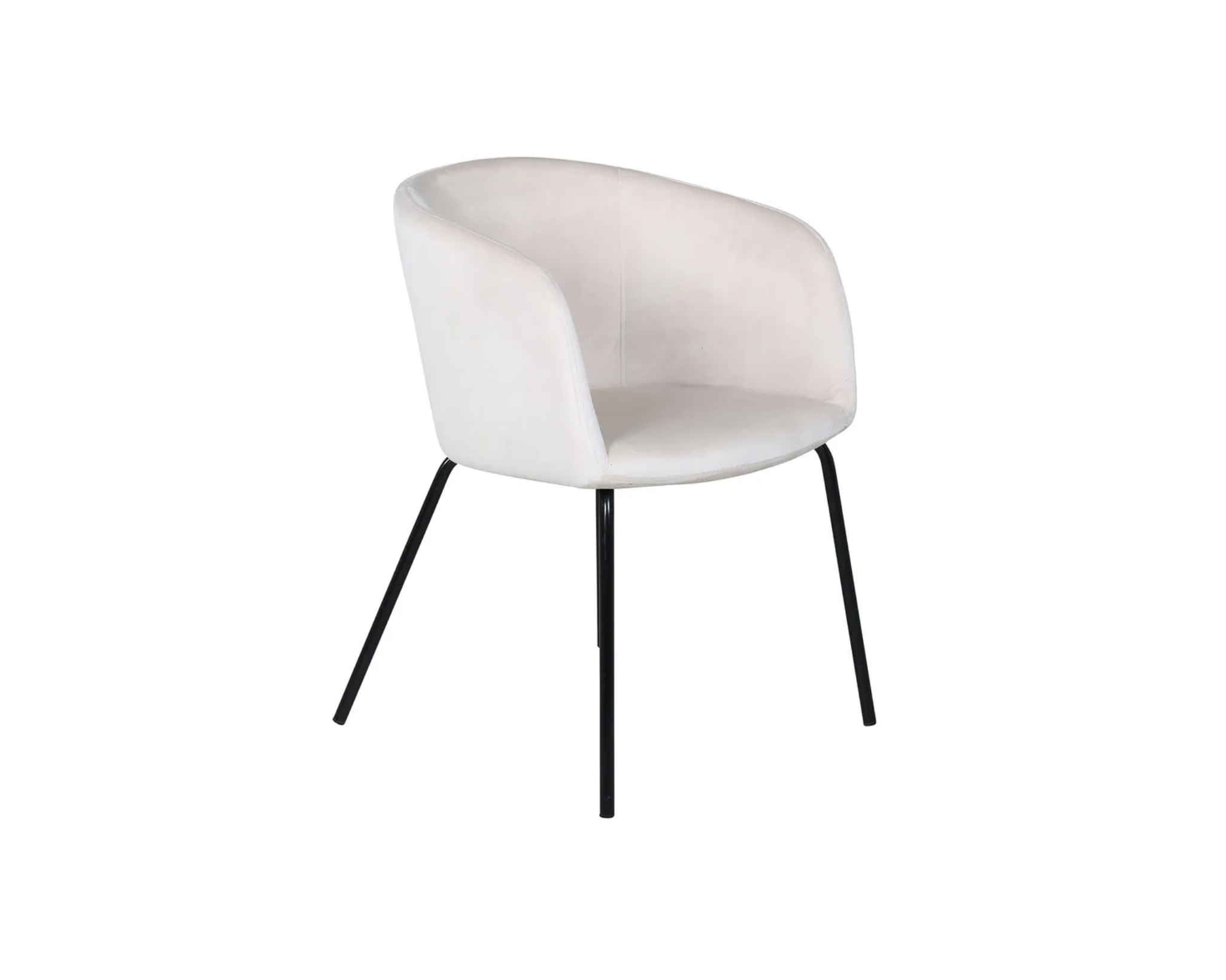 Berita matstol vit, set om 2