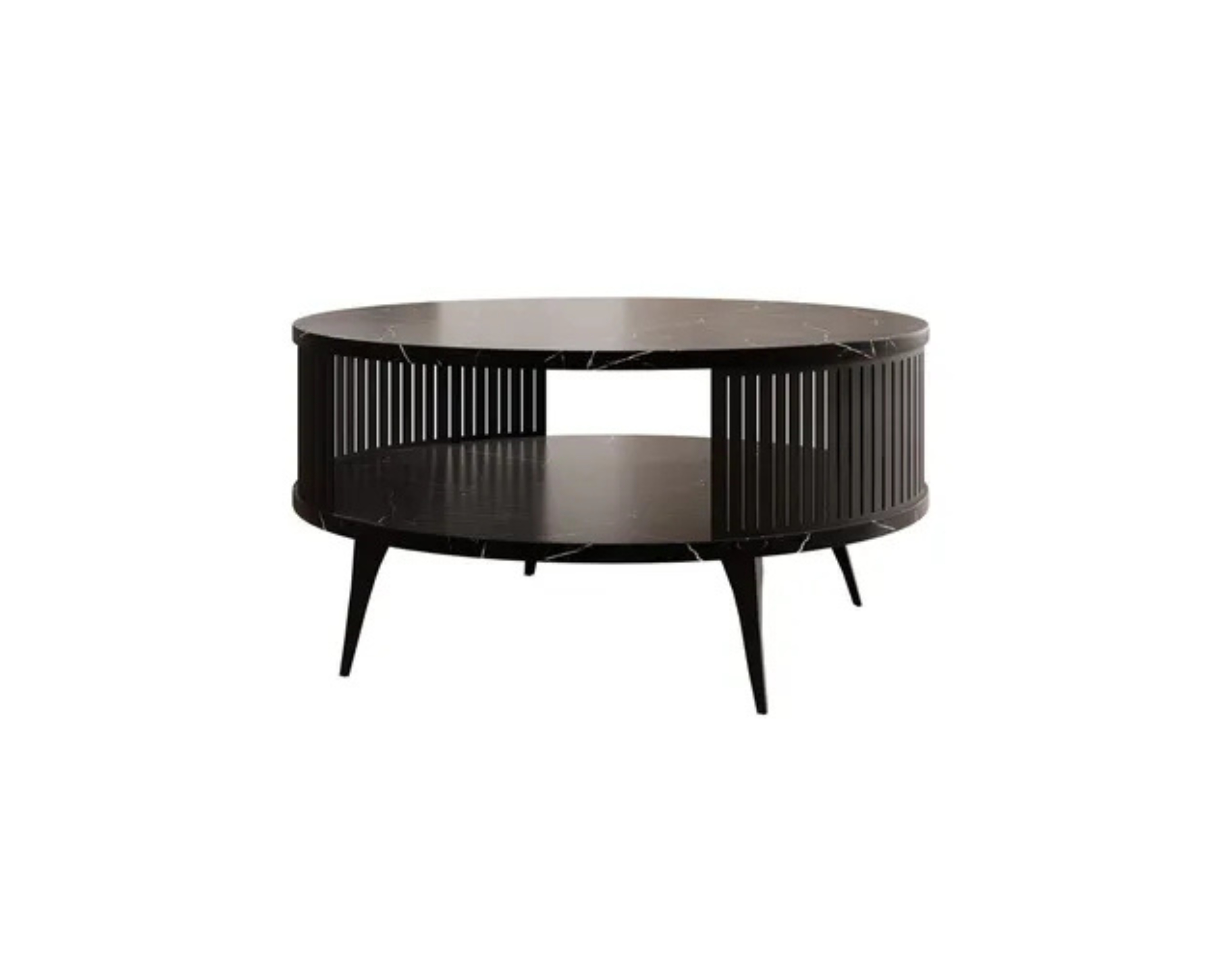 Galia ø 70 cm soffbord svart