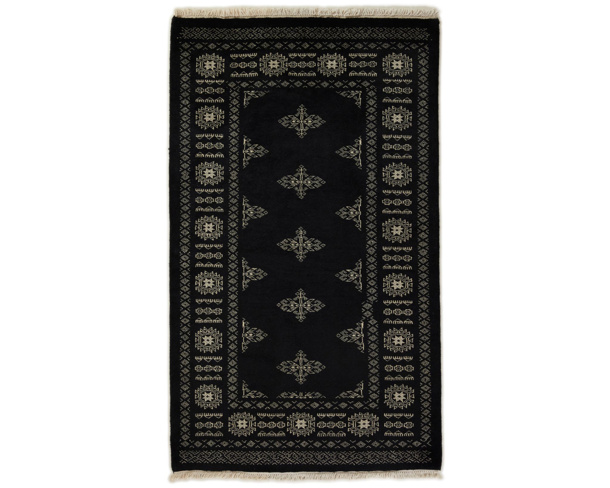 Pakistan handknotted orientalisk matta 97 x 163 cm