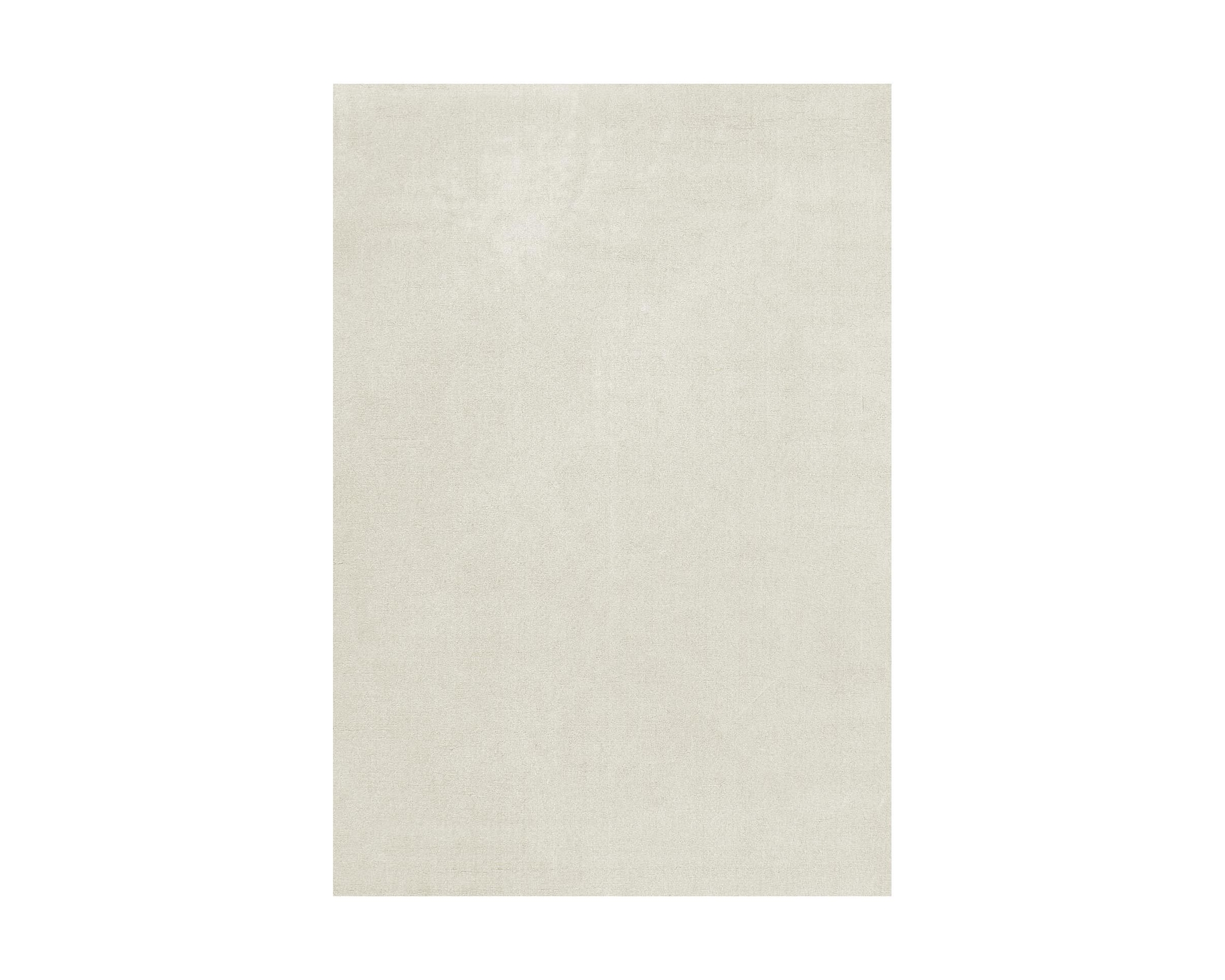 Layered Solid Wool ullmatta 200 x 300 cm Bone White