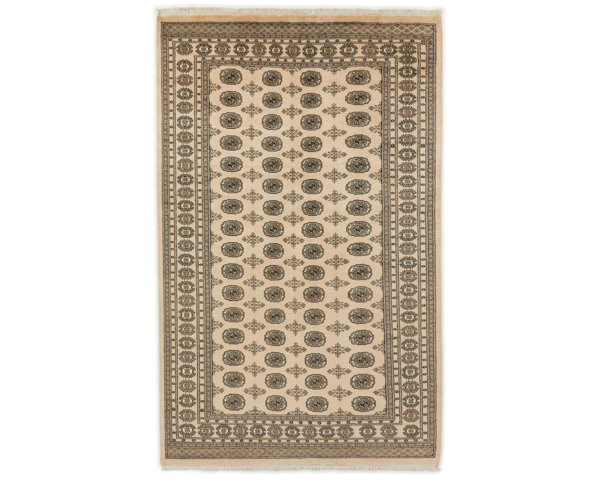 Pakistan handknotted orientalisk matta 198 x 313 cm