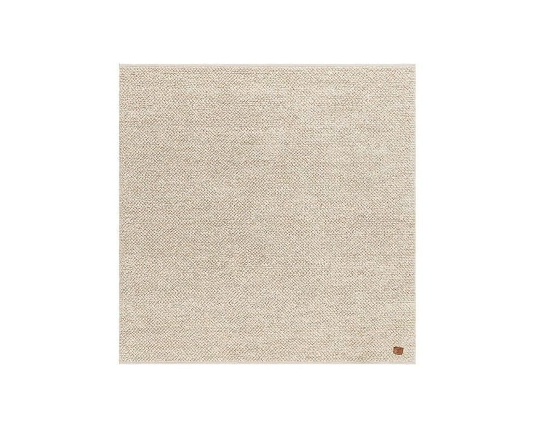 Bubble ullmatta 240 x 240 cm beige
