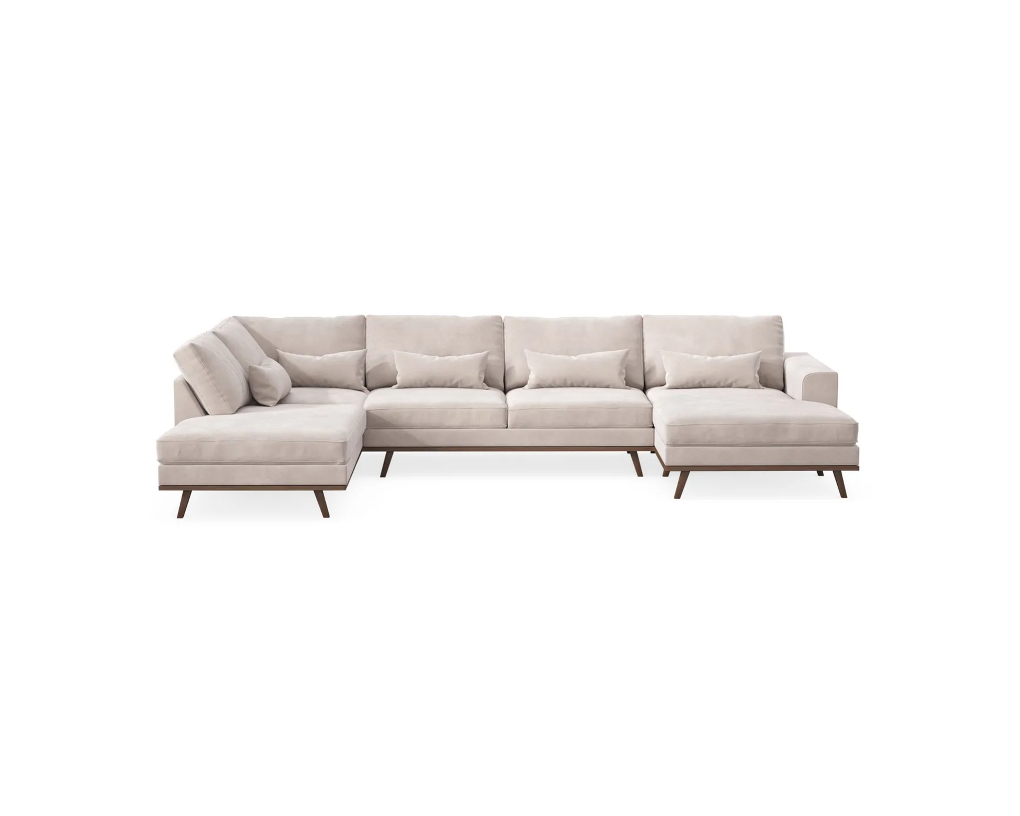 Copenhagen 5-sits U-soffa beige