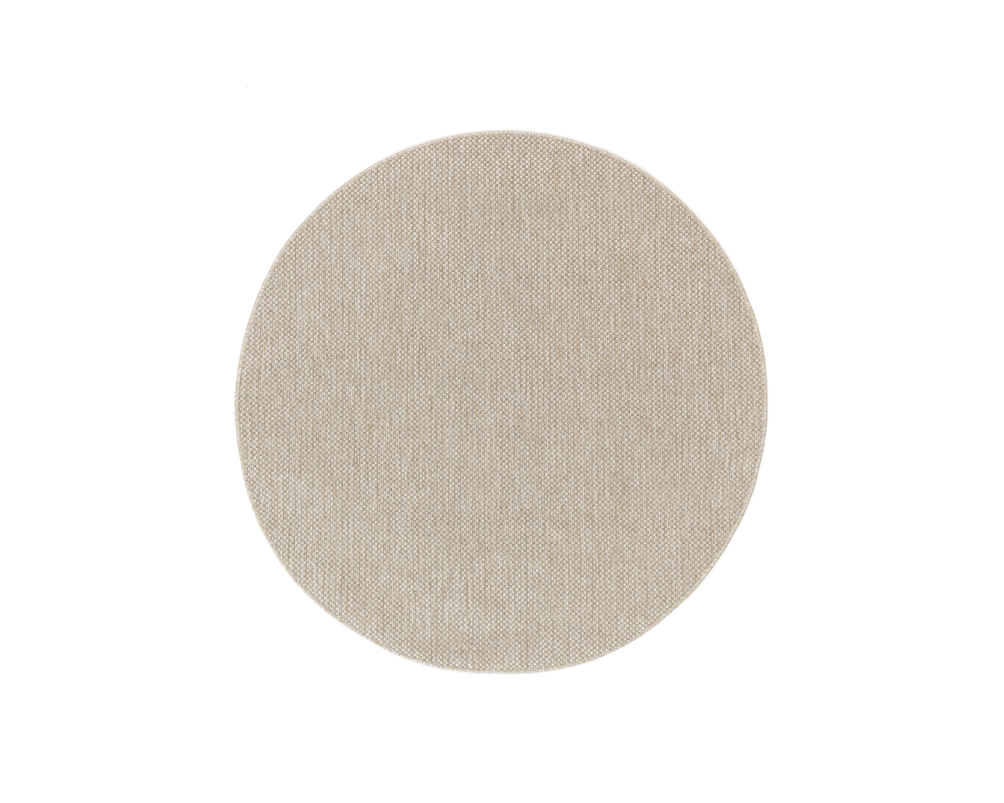 Rugvista matta ø 250 cm beige