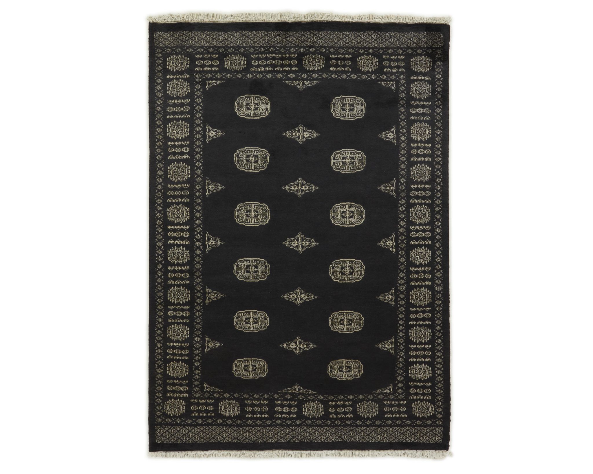 Pakistan handknotted orientalisk matta 137 x 195 cm
