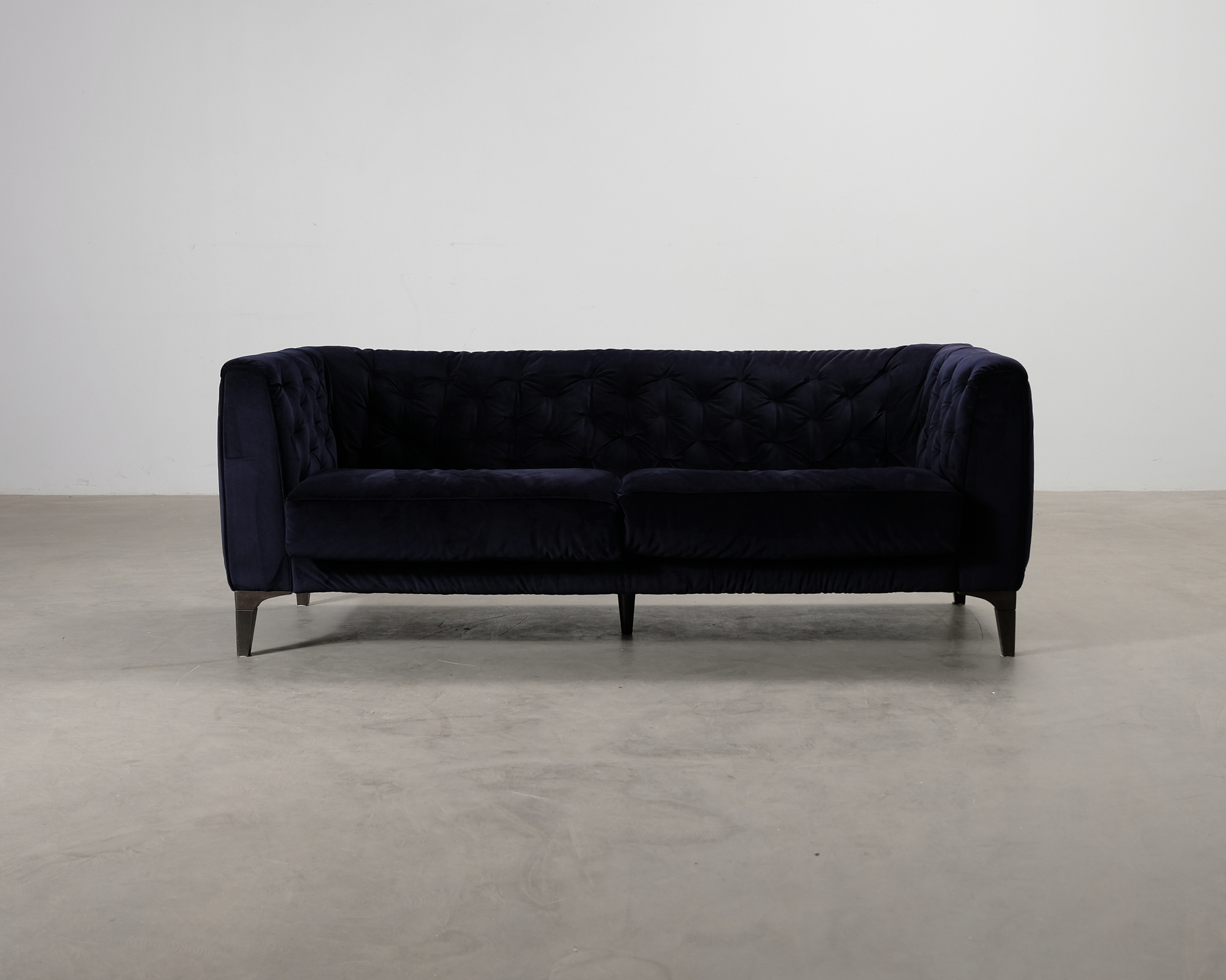 Natuzzi 2,5-sits soffa m&ouml;rkbl&aring;