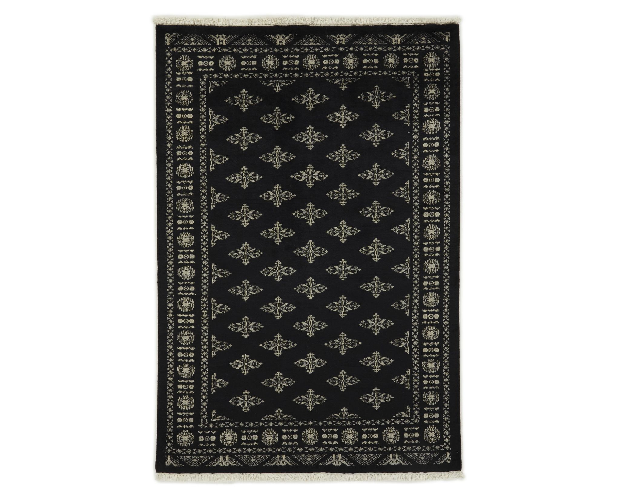 Pakistan handknotted orientalisk matta 136 x 202 cm
