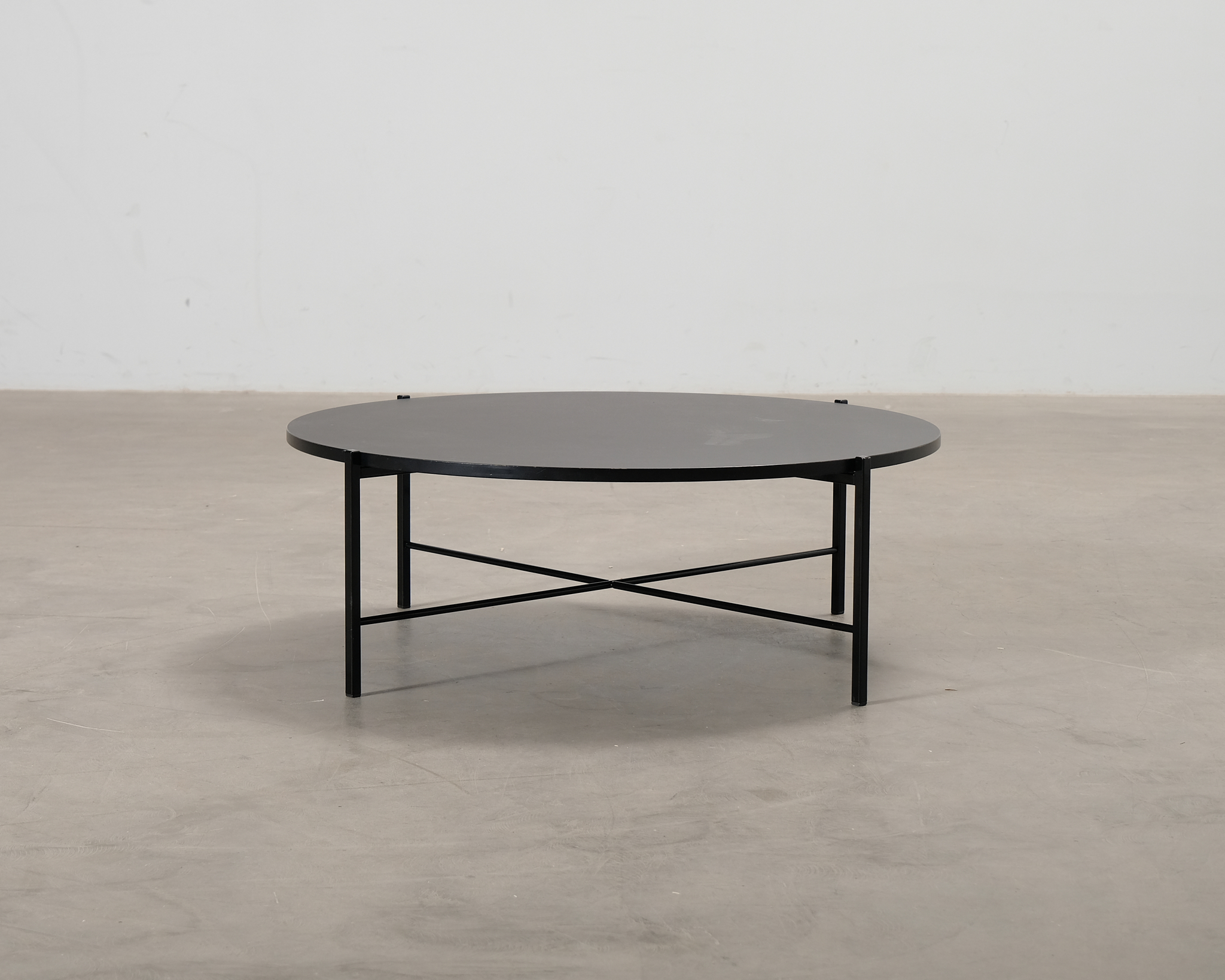 Hakola Round soffbord &oslash; 90 cm svart