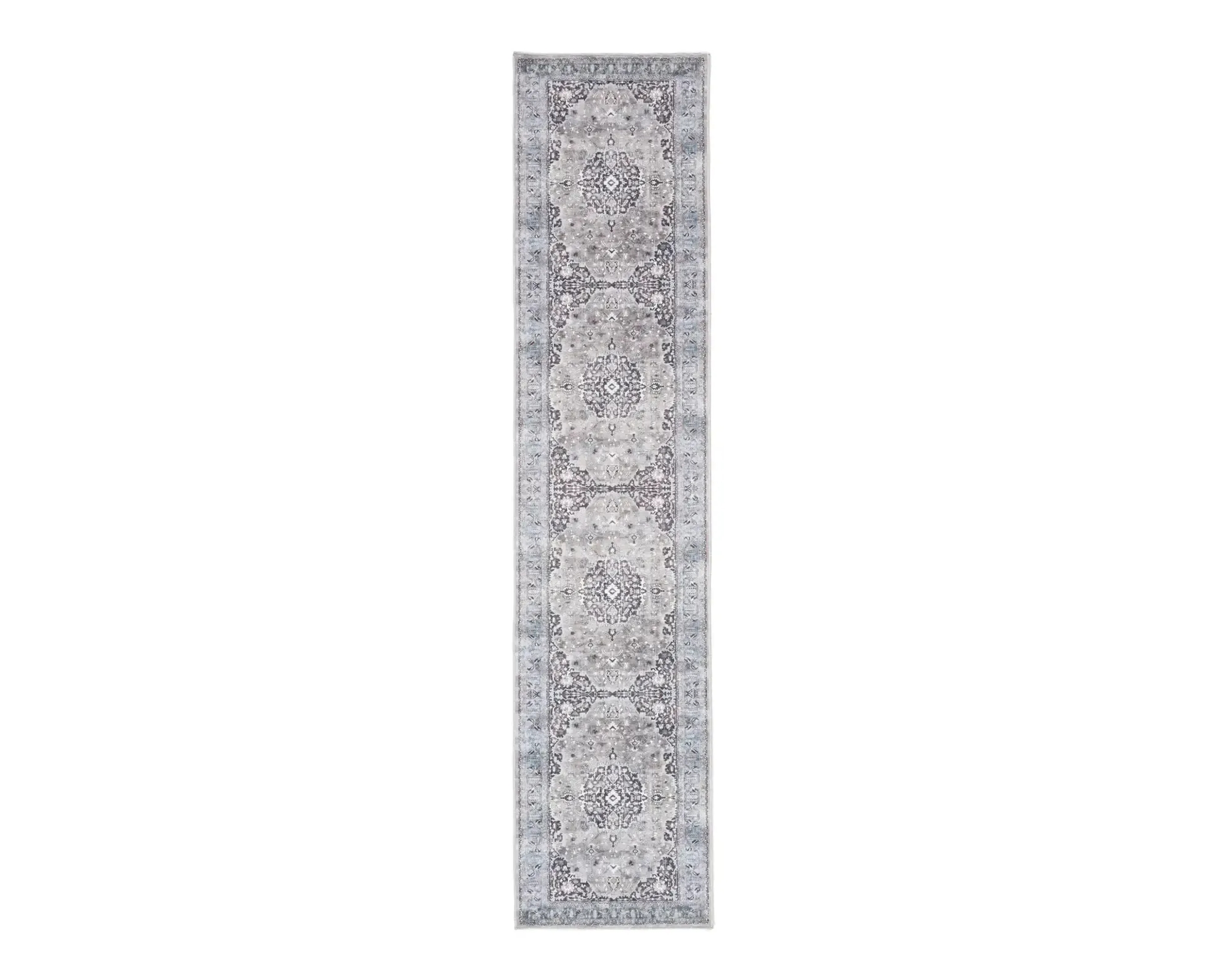 Rugvista Gina Oriental matta 80 x 350 cm blå-grå
