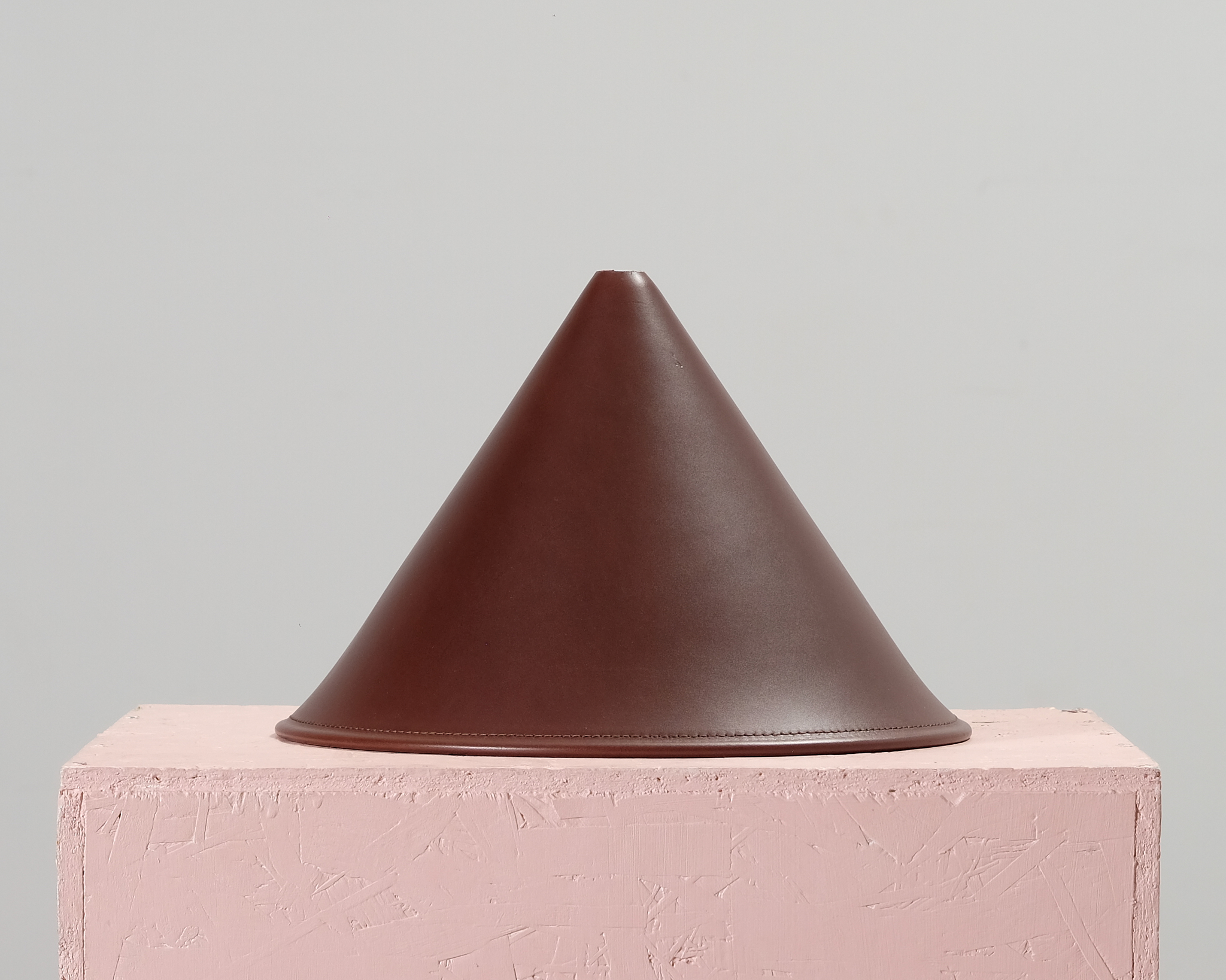 Cuero lampskärm mörkbrunt läder